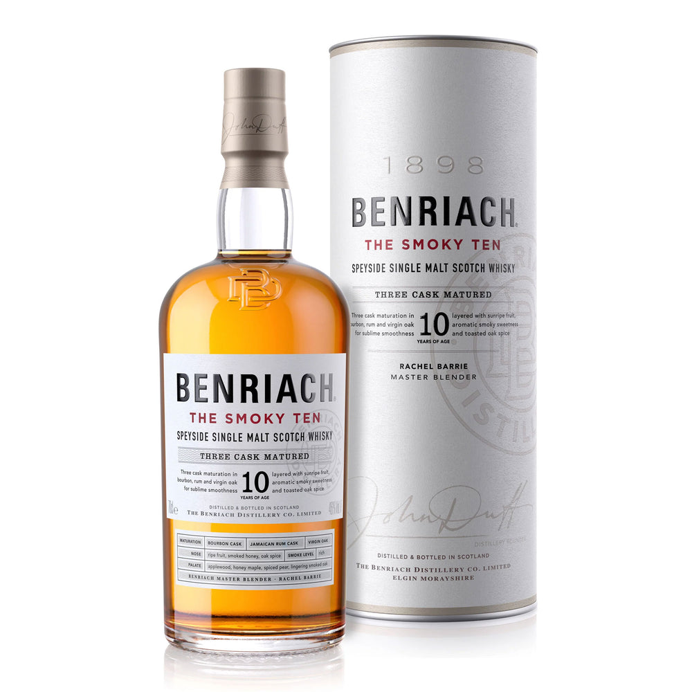 Benriach The Smoky Ten 10 Year Old Single Malt Scotch Whisky 700ml - Kent Street Cellars