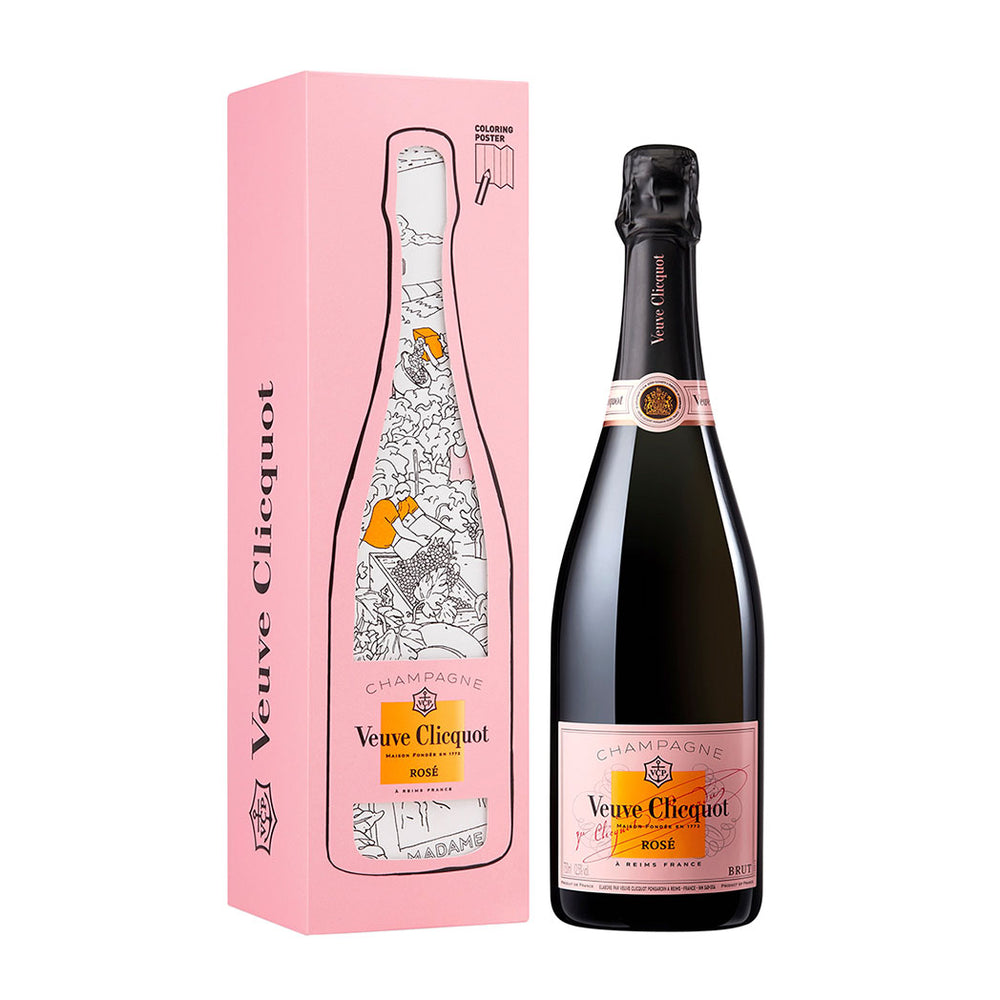 Veuve Clicquot Rosé NV Colouring Kit