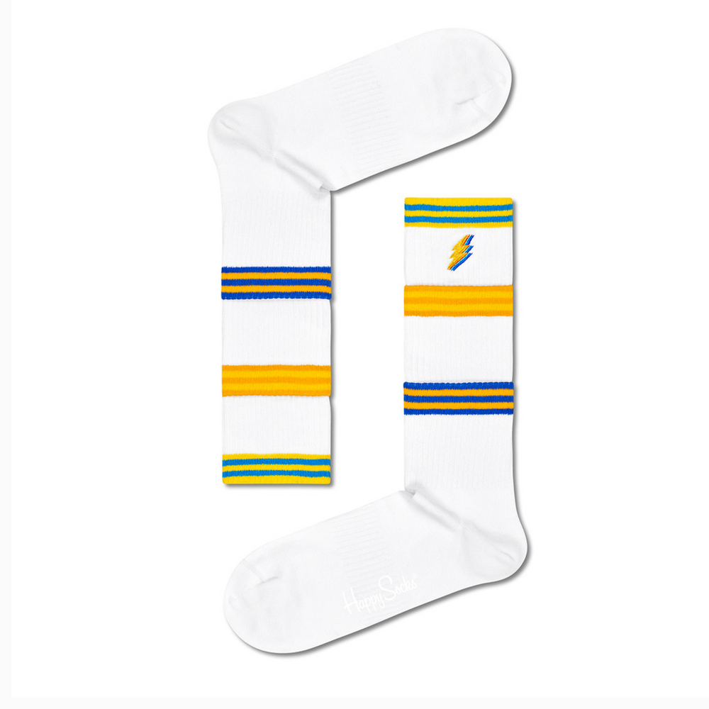 Happy Socks Colours Cuff Thin Sneaker Sock