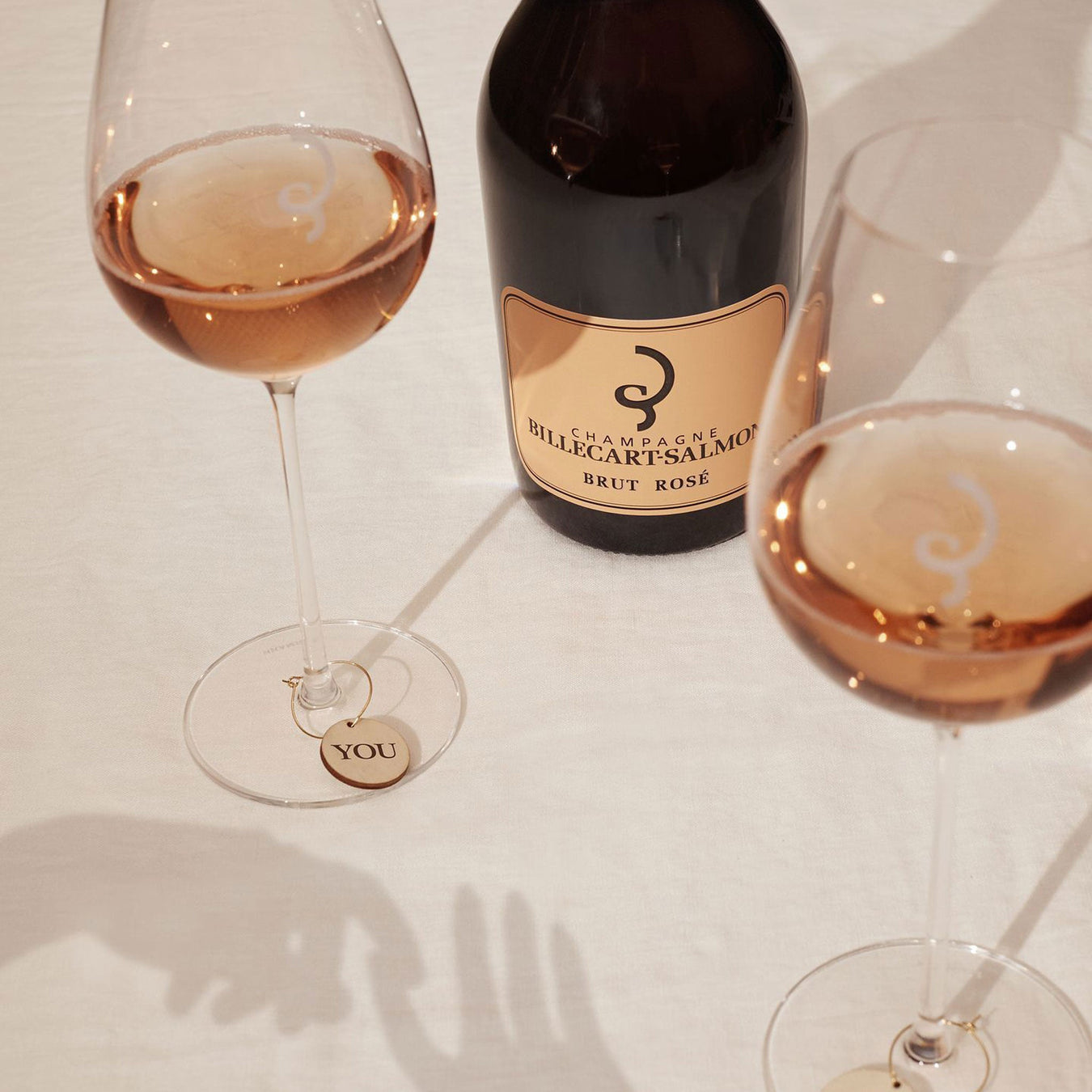 Billecart-Salmon Brut Rosé and Glassware - Kent Street Cellars
