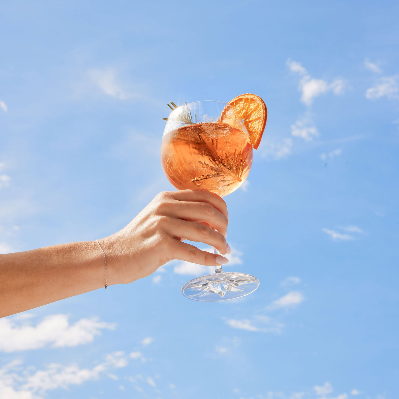 Glass of Chandon Garden Spritz - Kent Street Cellars