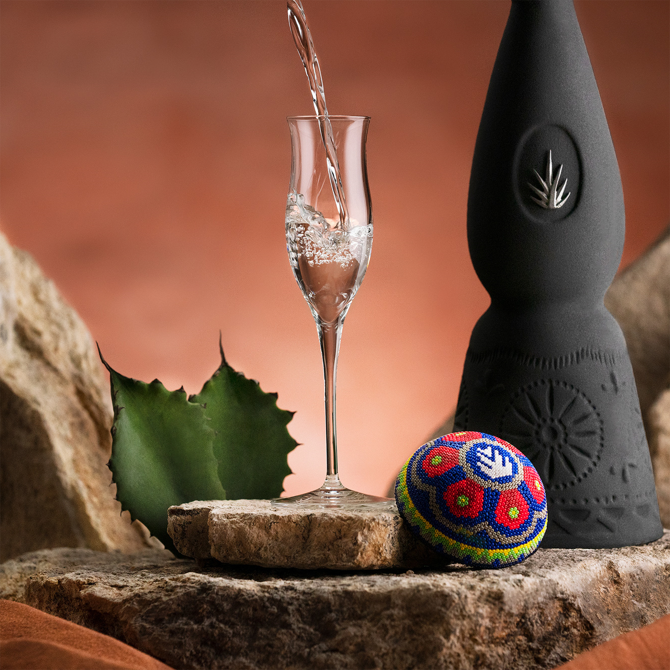 Clase Azul Mezcal Decanter and Glass with Mezcal - Kent Street Cellars