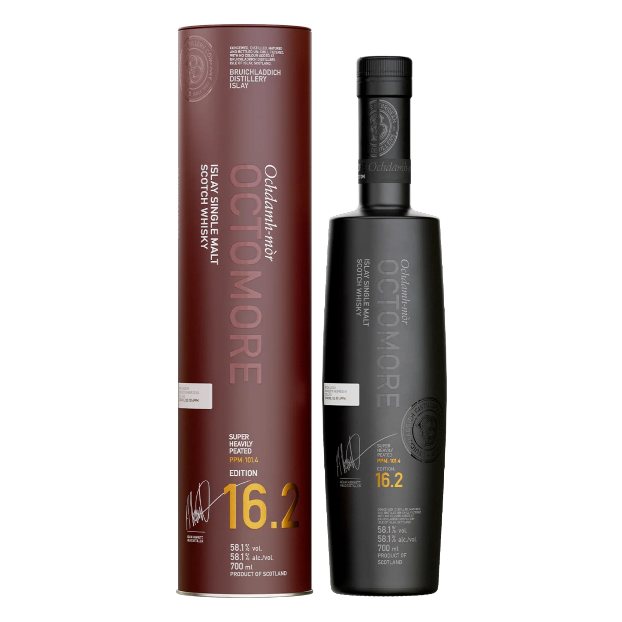Bruichladdich Octomore 16.2 Cask Strength Single Malt Scotch Whisky 700ml