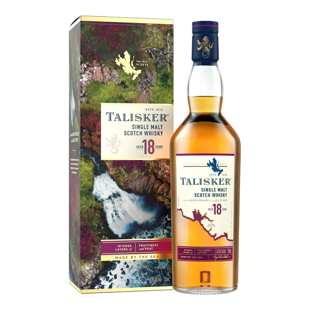 Talisker 18 Year Old Single Malt Scotch Whisky 700ml - Kent Street Cellars