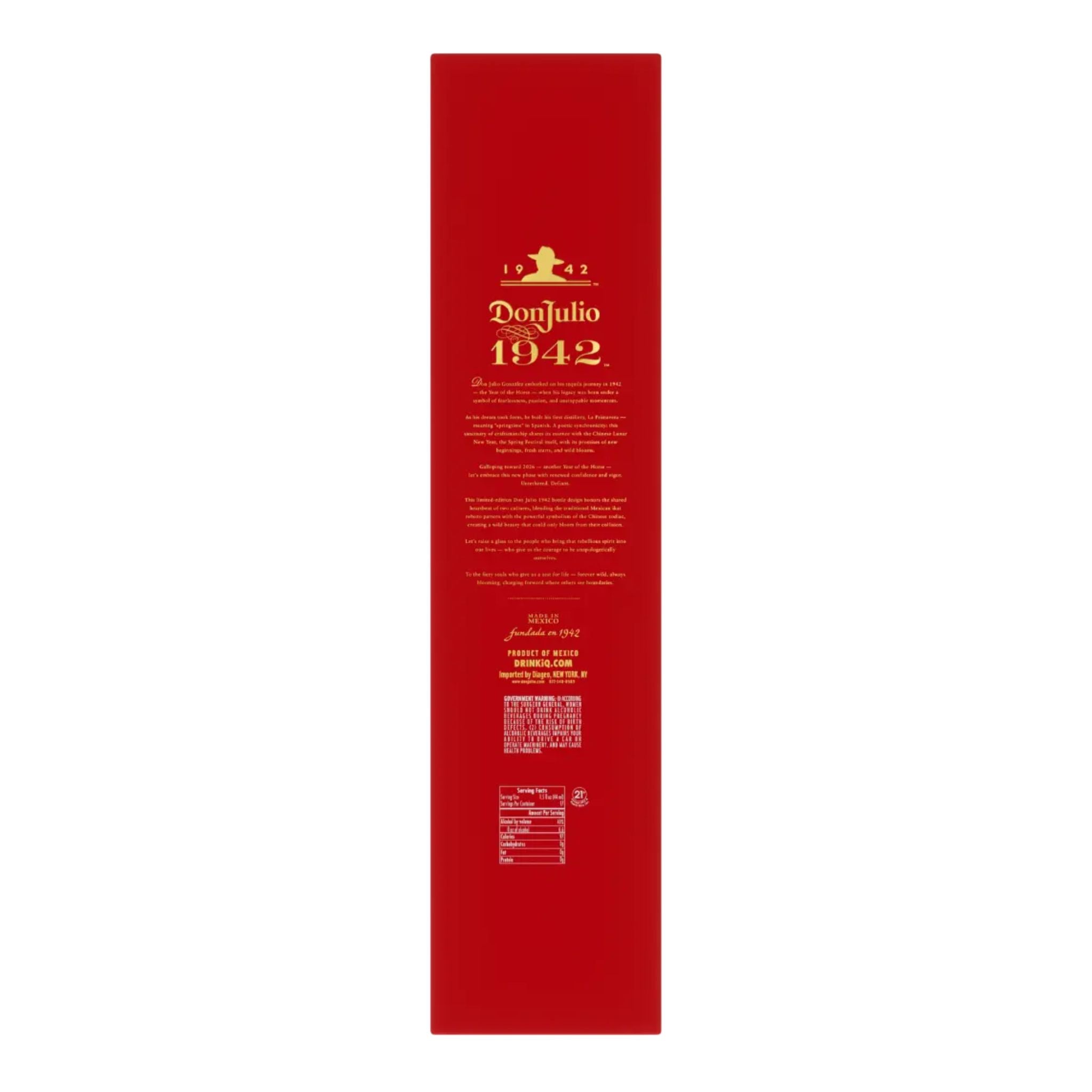 Don Julio 1942 Añejo Tequila Year Of The Horse 2026 Limited Edition 750ml