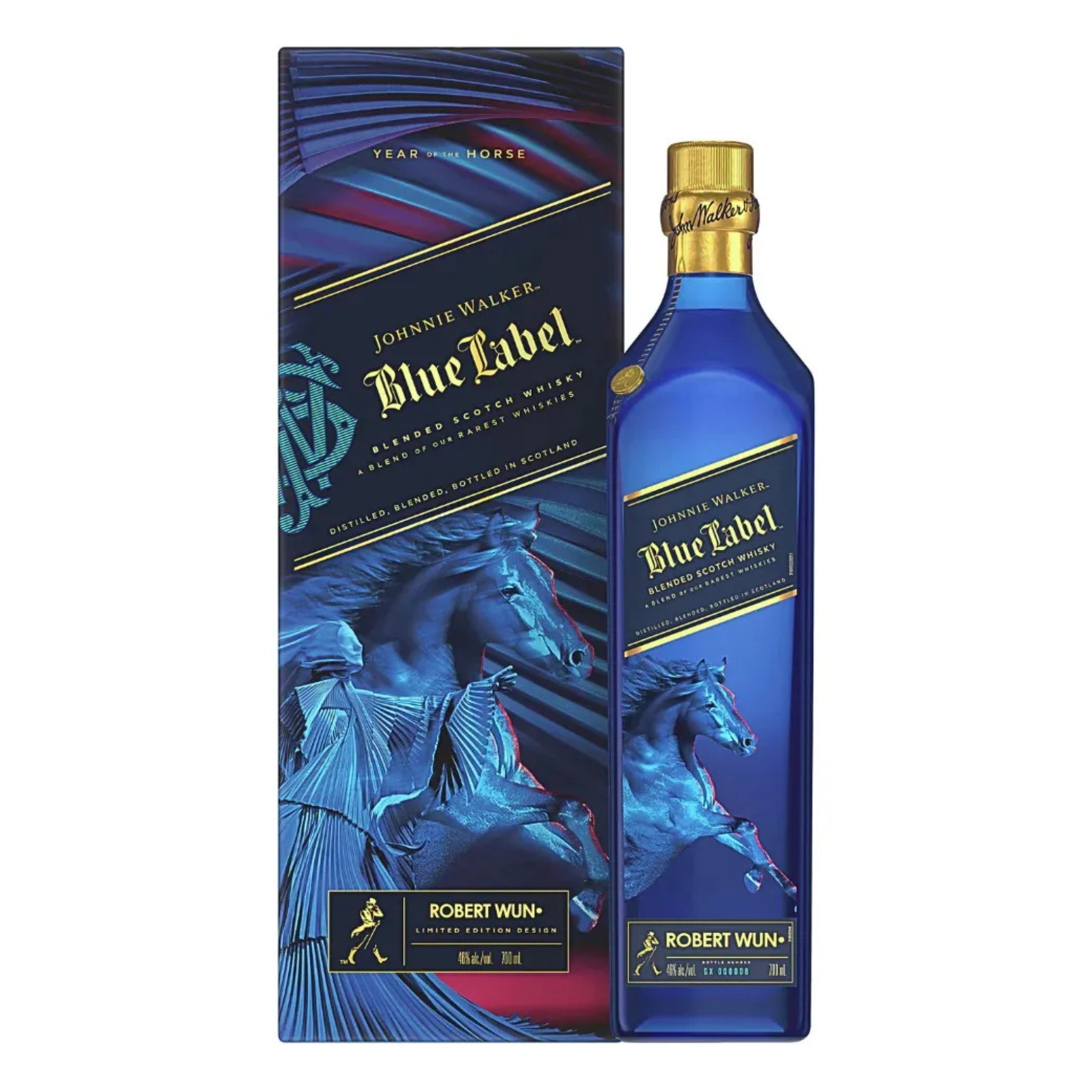 Johnnie Walker Blue Label Chinese New Year Limited Edition Year Of The Horse Blended Scotch Whisky 700ml