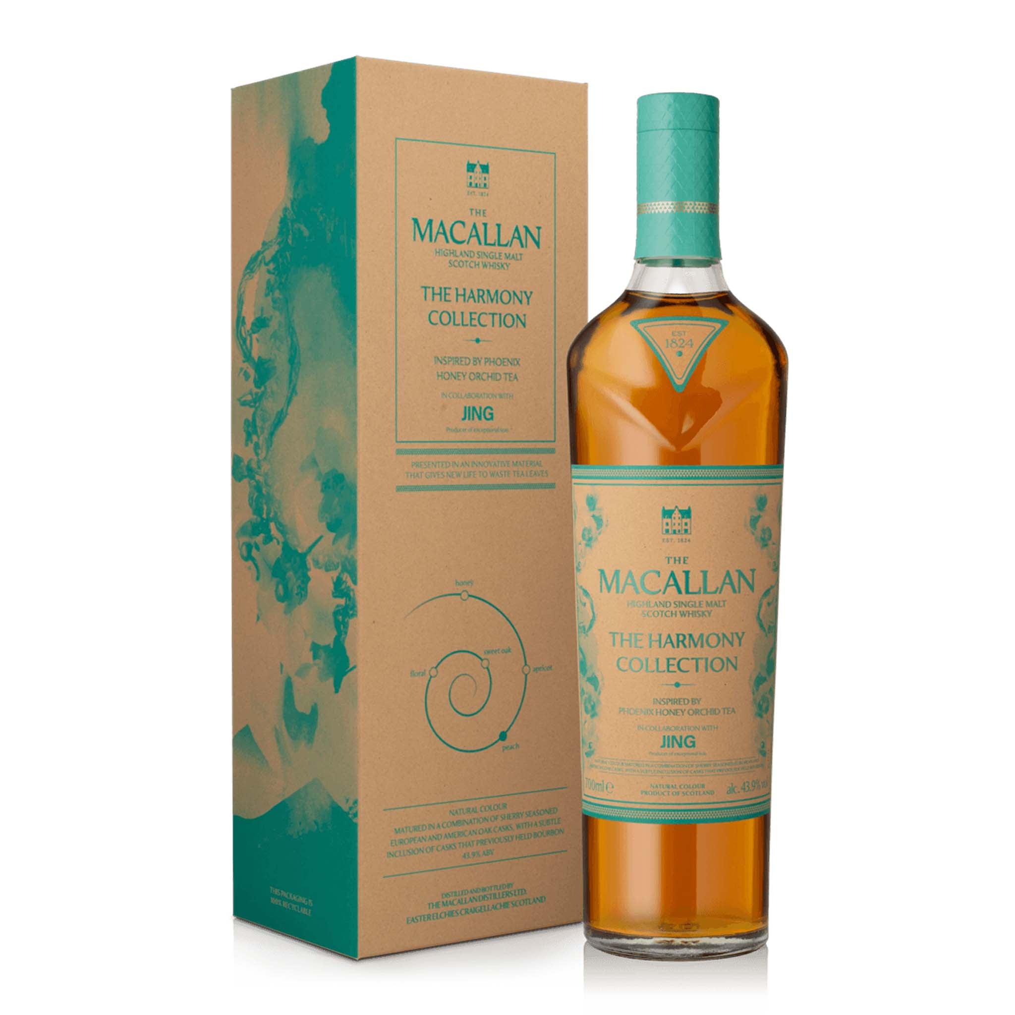 The Macallan Harmony Collection Jing Phoenix Honey Orchid Tea Single Malt Scotch Whisky 700ml