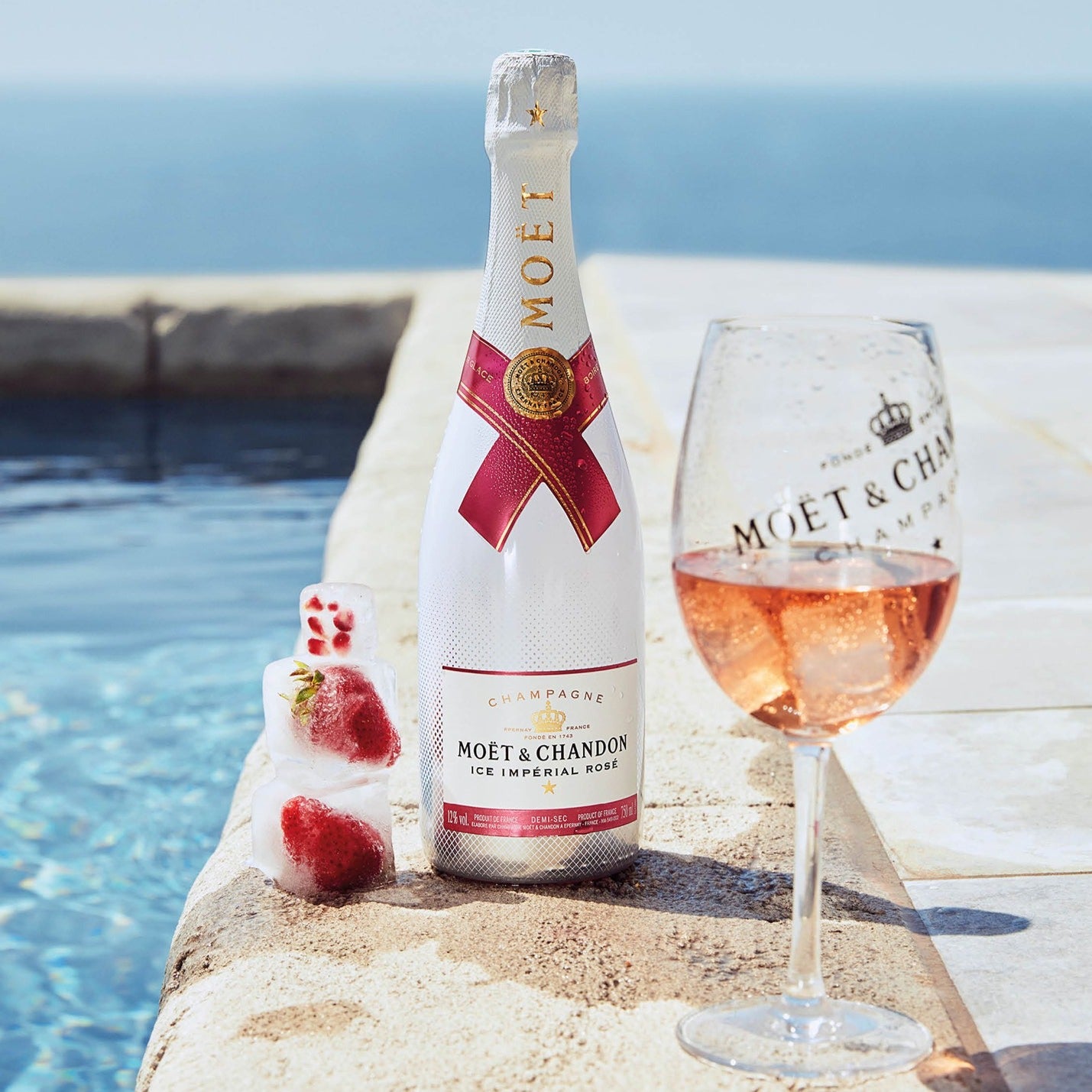 Moët & Chandon Ice Impérial Rosé + 2 Glasses Set