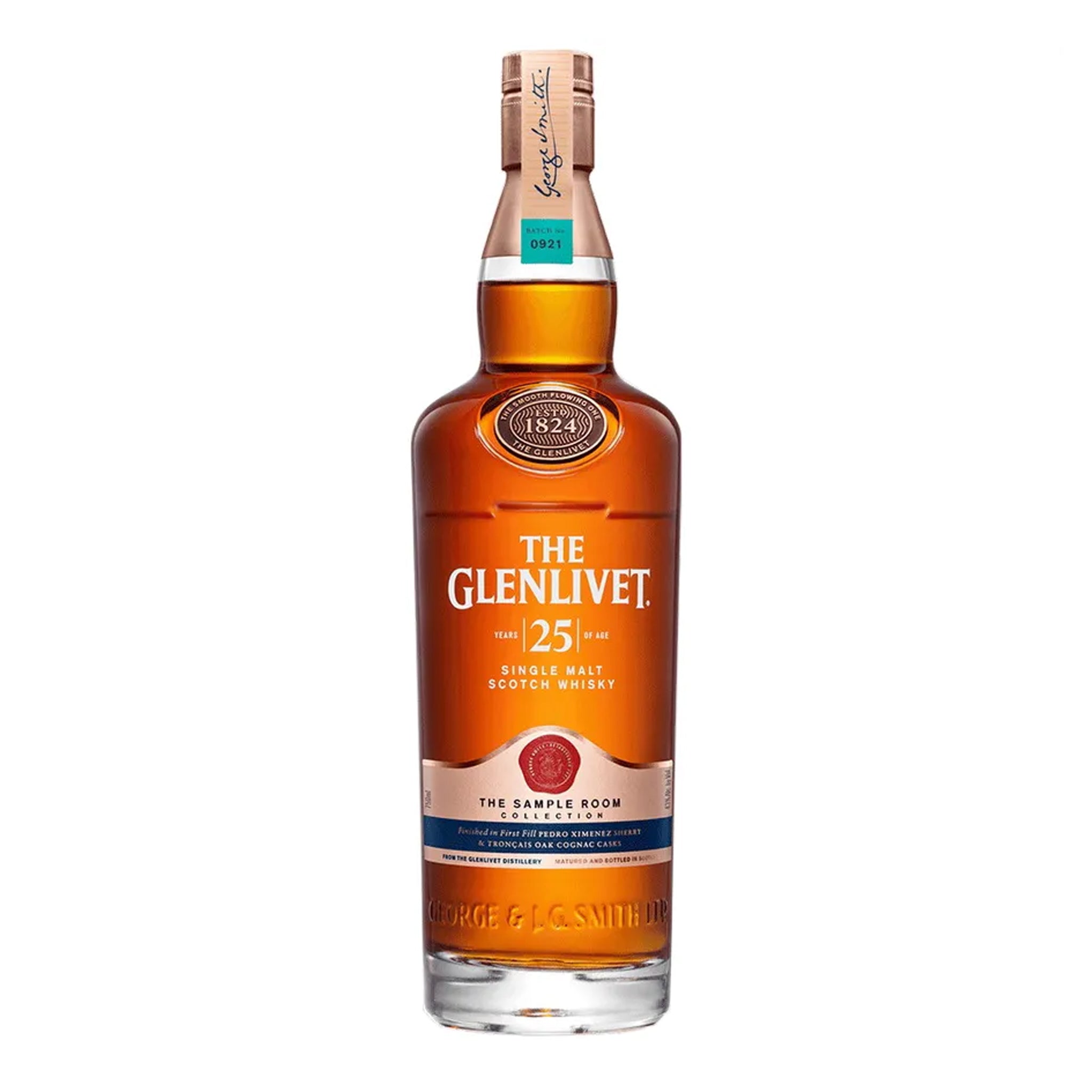 Glenlivet 25 Year Old The Sample Room Collection Single Malt Scotch Whisky 700ml