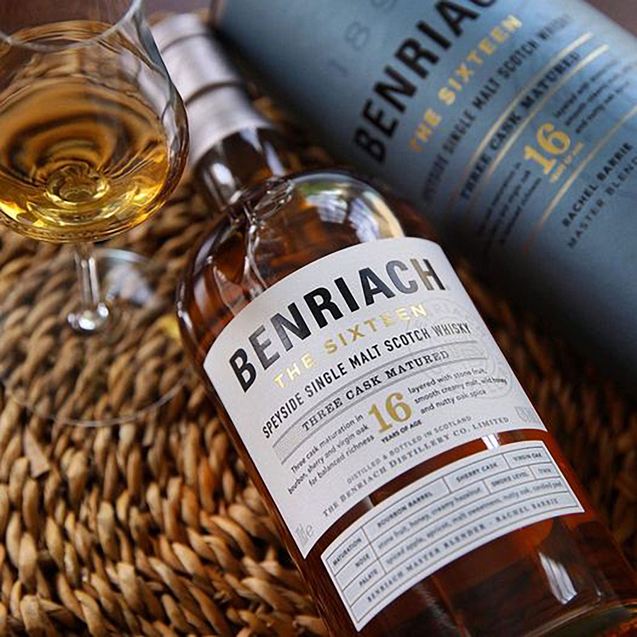 Benriach The Sixteen 16 Year Old Single Malt Scotch Whisky 700ml