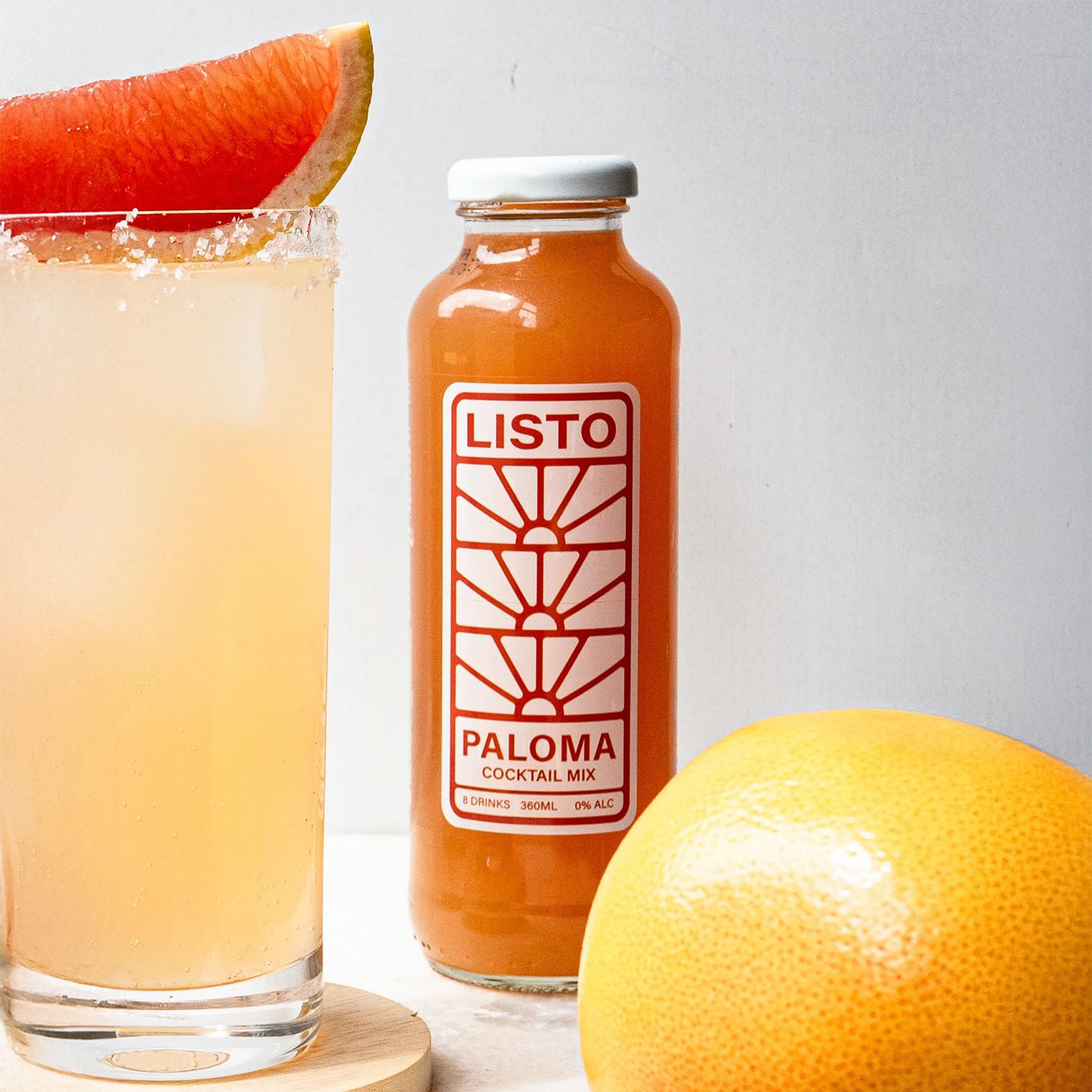 Listo Paloma Cocktail Mix 360ml