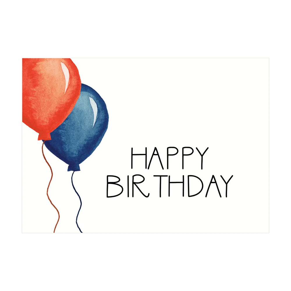 Birthday Balloons Greeting Card - Kent Street Cellars