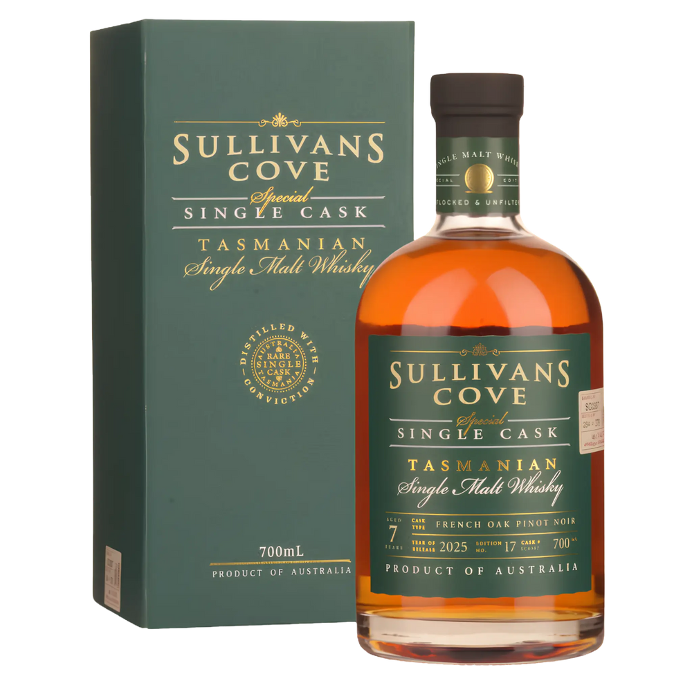 Sullivans Cove French Oak Ex-Pinot Noir Single Cask Single Malt Whisky 700ml (SC0387)