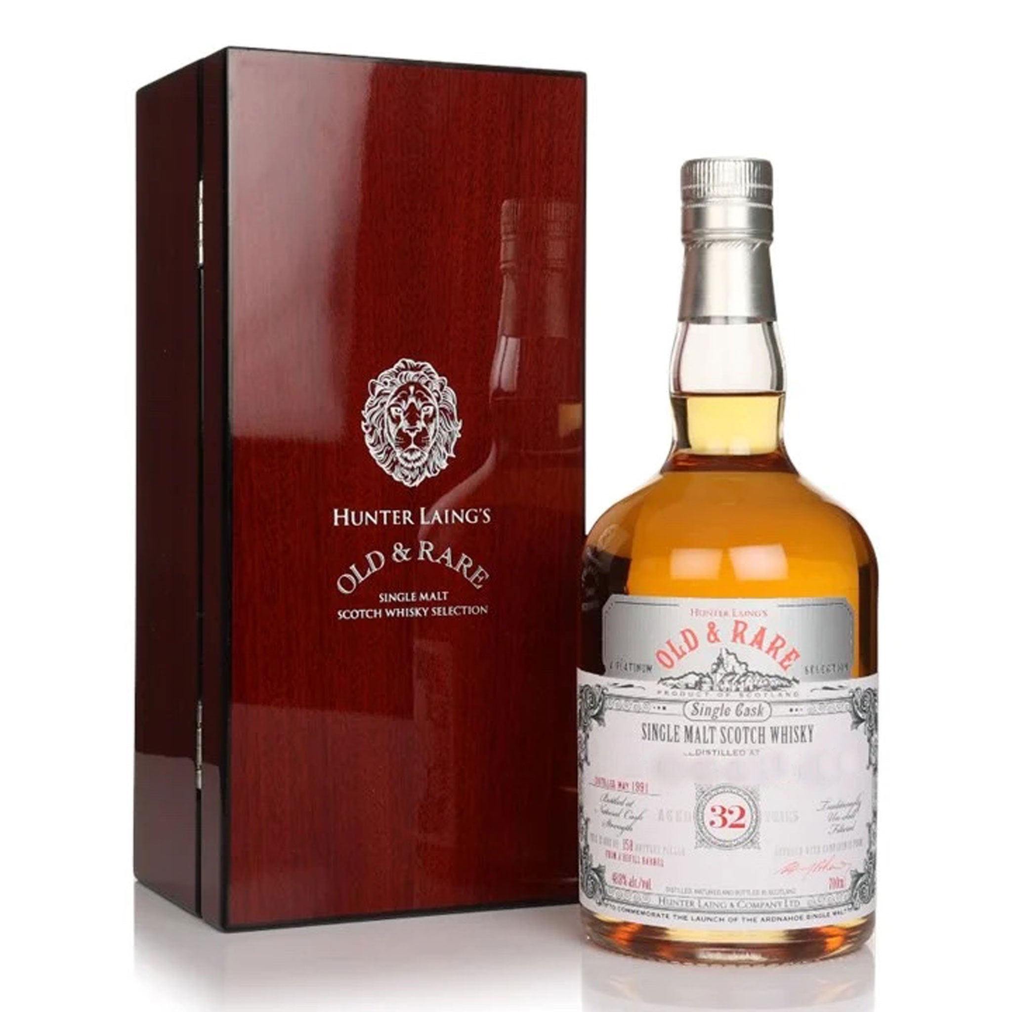 Bruichladdich 32 Year Old 1991 - Old & Rare Platinum (Hunter Laing) Whisky 700ml