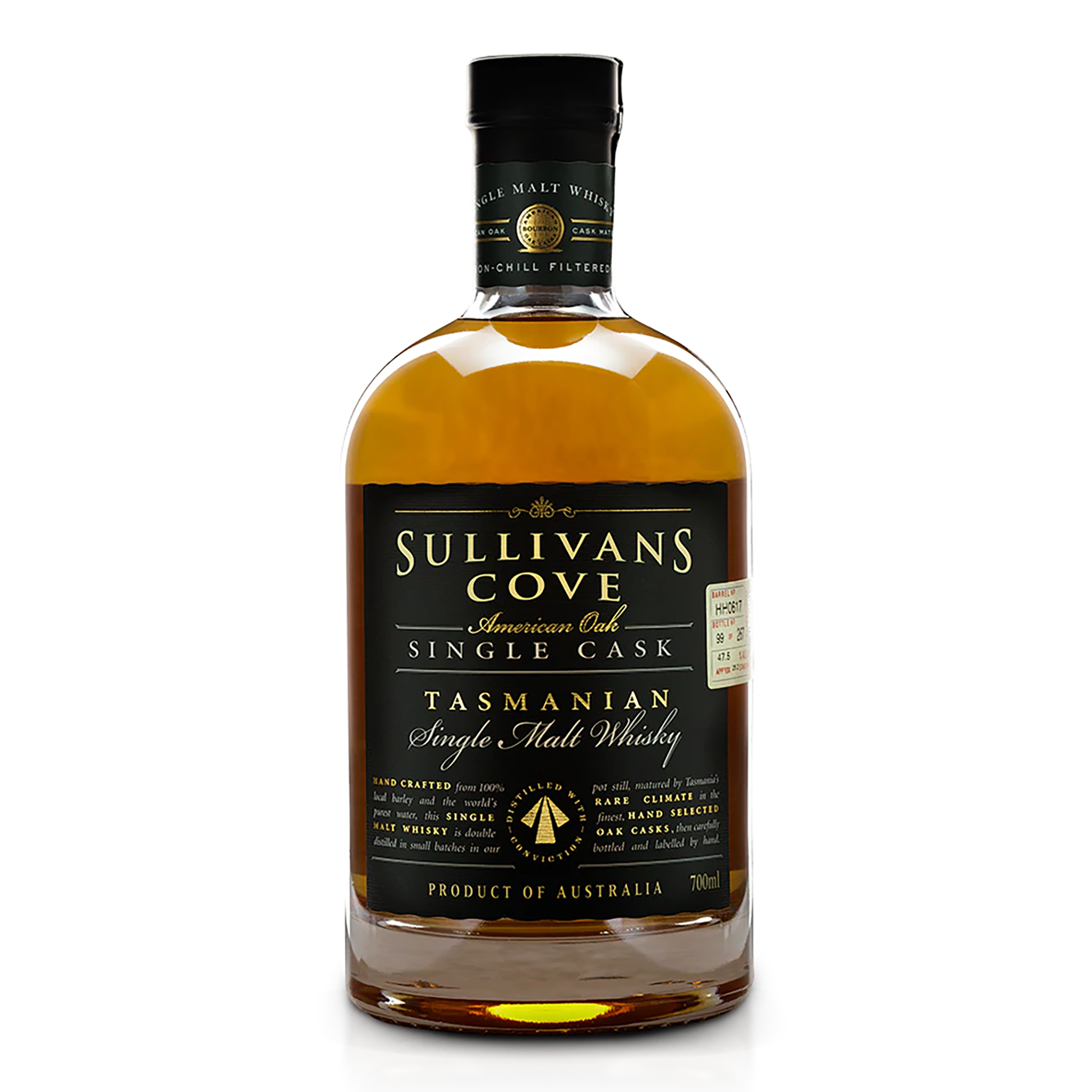 Sullivans Cove American Oak Single Cask Single Malt Whisky 700ml (HH0352)