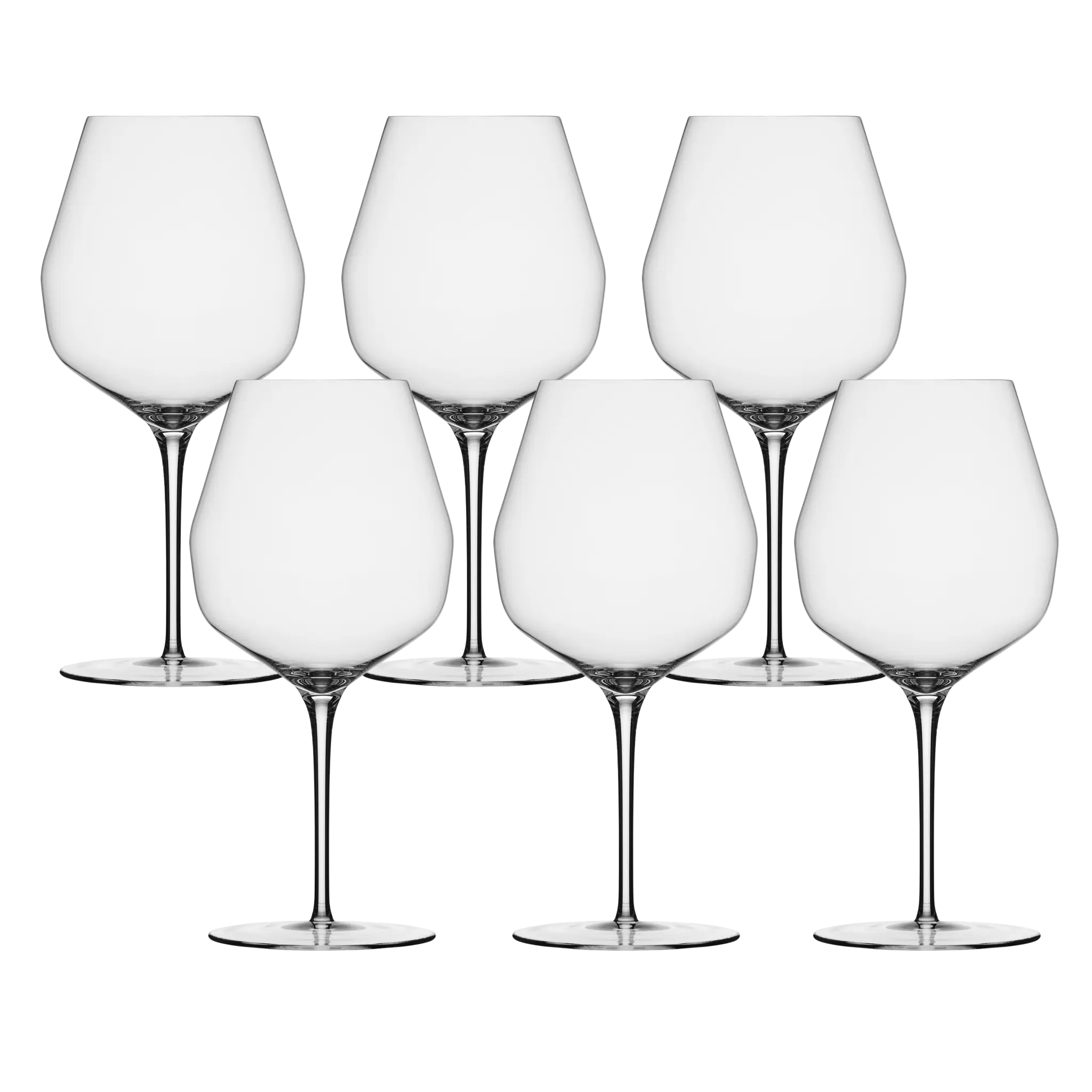 MARKTHOMAS No2120 Double Bend Red Expression Glass (6 Pack)