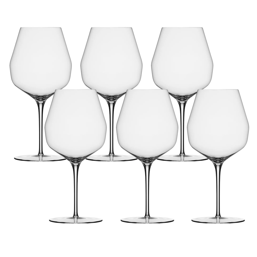 MARKTHOMAS No2120 Double Bend Red Expression Glass (6 Pack)