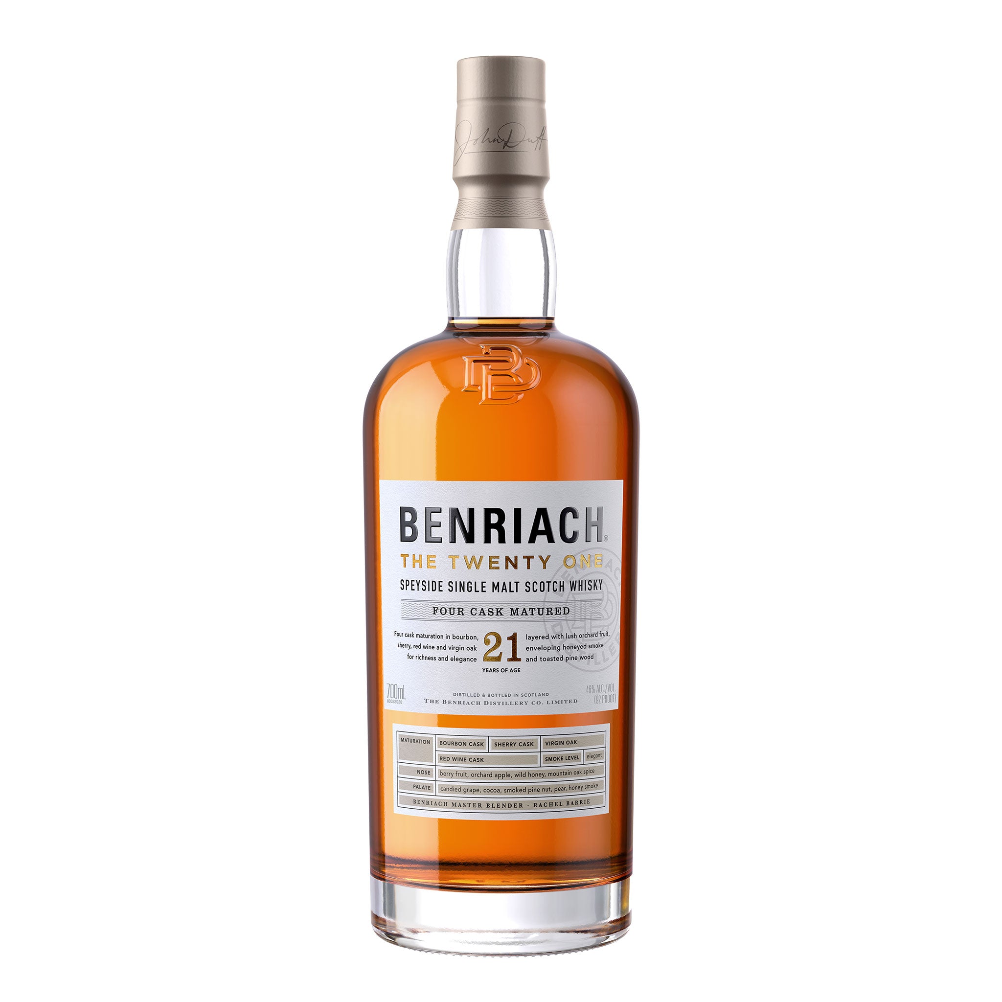 Benriach 21 Year Old Single Malt Scotch Whisky 700ml (New Release)