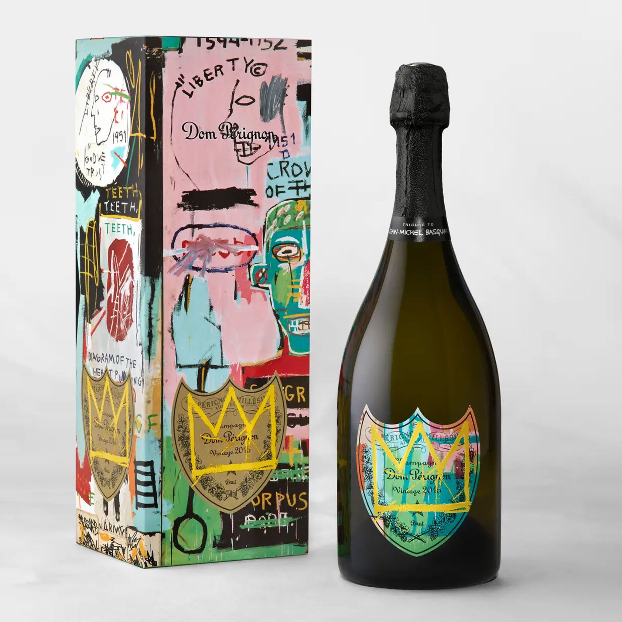 Dom Pérignon Brut Vintage 2015 Jean-Michel Basquiat Limited Edition (Set of 3)