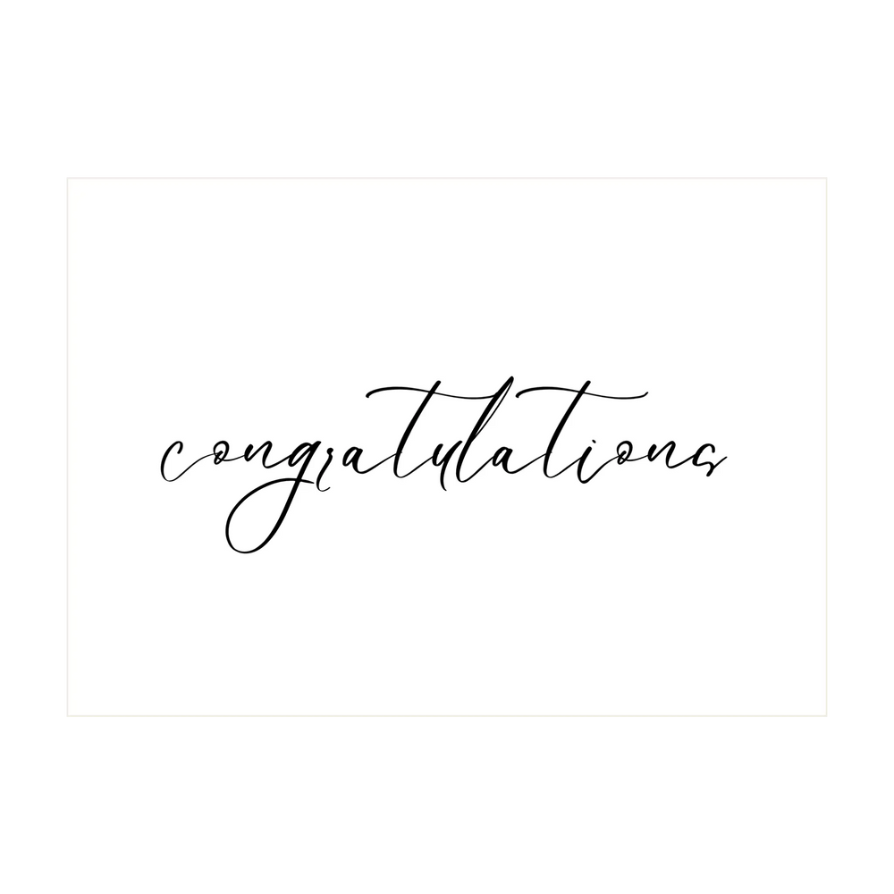 Congratulations Greeting Card - Kent Street Cellars