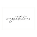 Congratulations Greeting Card - Kent Street Cellars
