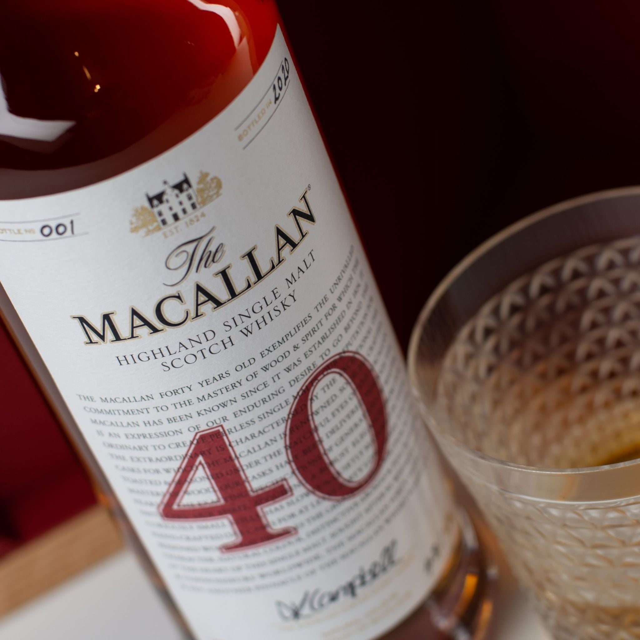 The Macallan Red Collection 40 Year Old Single Malt Scotch Whisky 700ml
