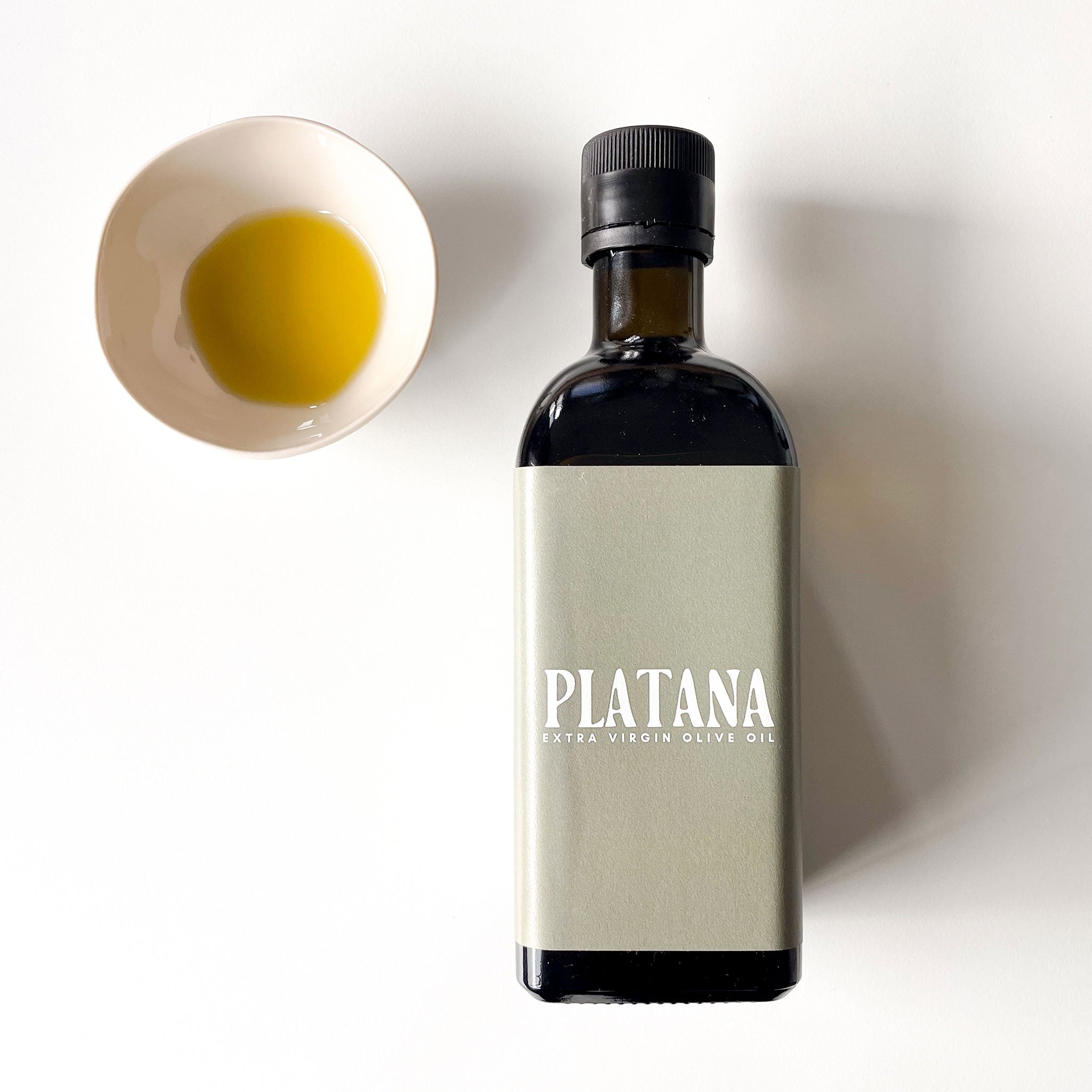 Platana Extra Virgin Olive Oil 500ml (Olive Bottle)