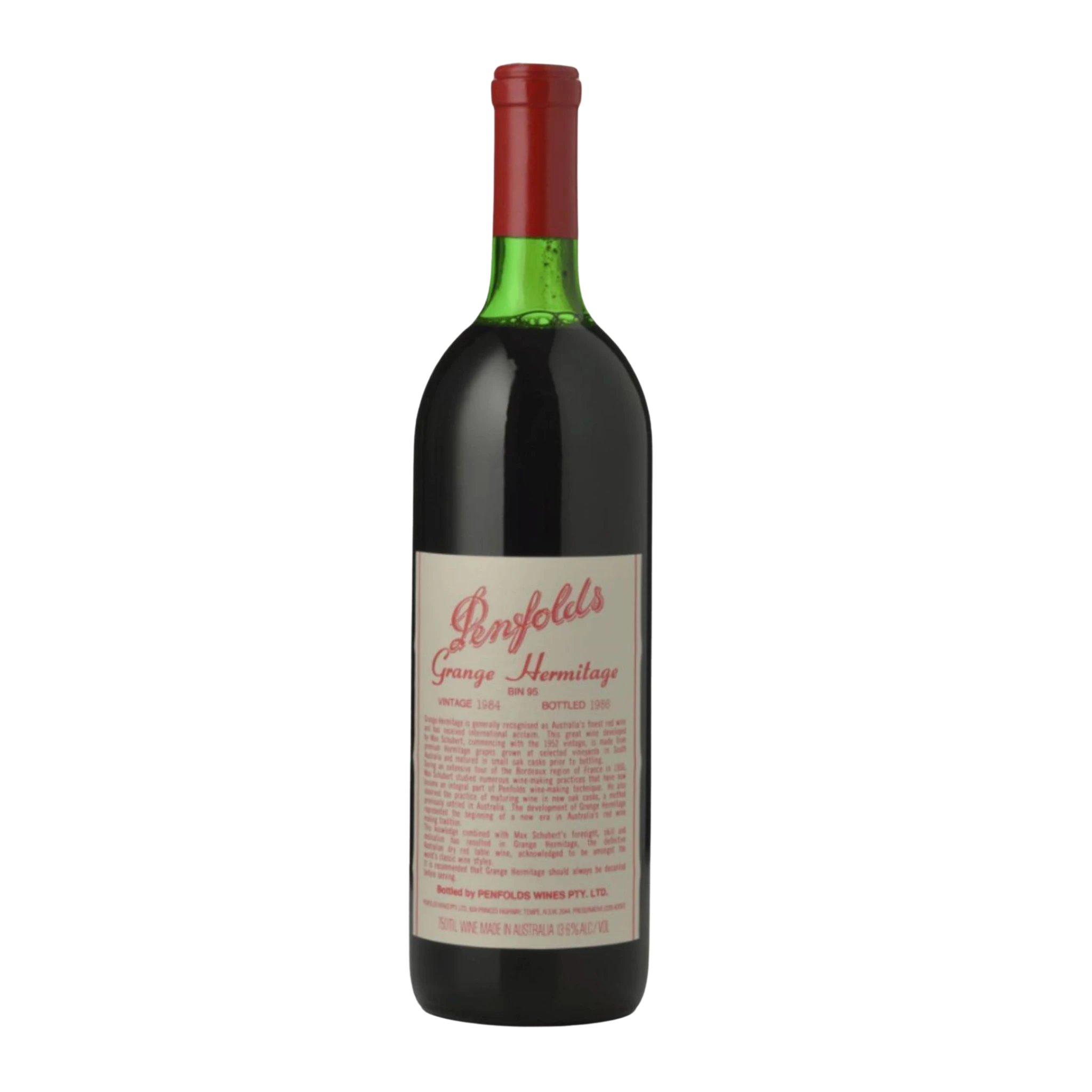 Penfolds Bin 95 Grange Shiraz 1982 (Signed By Max Schubert)