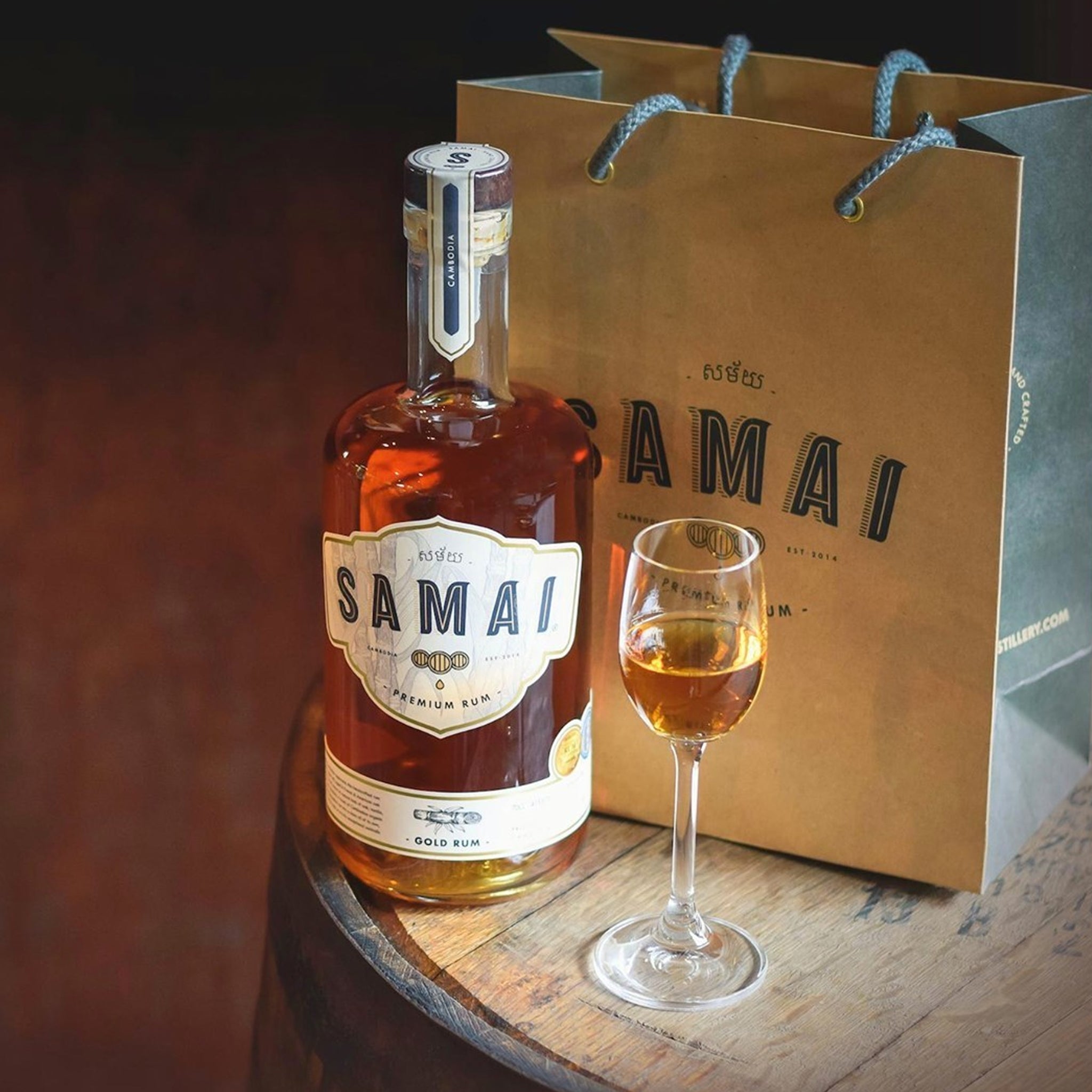 Samai Gold Premium Cambodian Rum 700ml