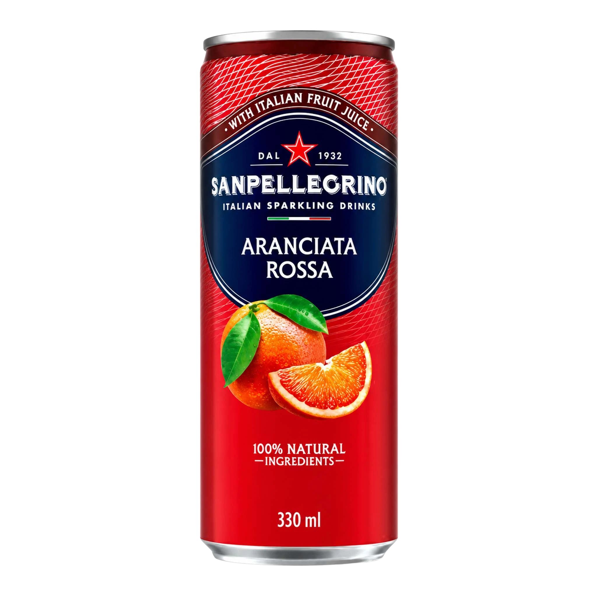 San Pellegrino Aranciata Rossa 330ml Can (Case)