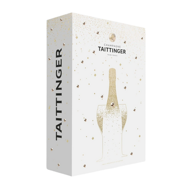 Taittinger Brut Réserve Champagne NV + Champagne Flutes - Kent Street Cellars