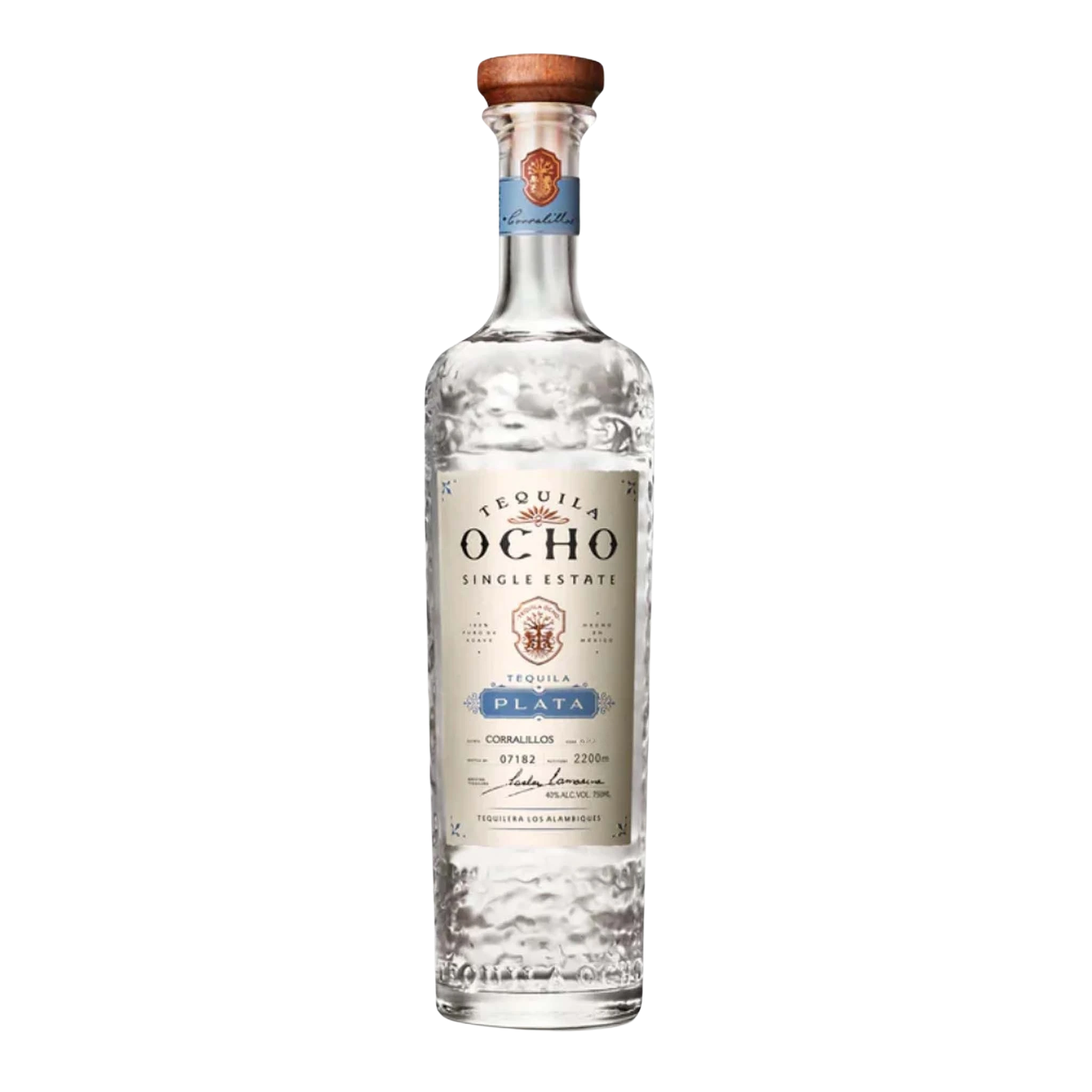 Tequila Ocho Plata 750ml