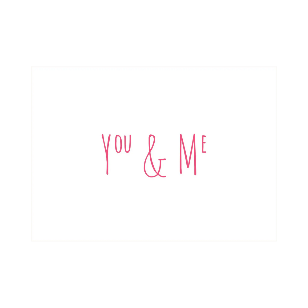 You & Me Greeting Card - Kent Street Cellars