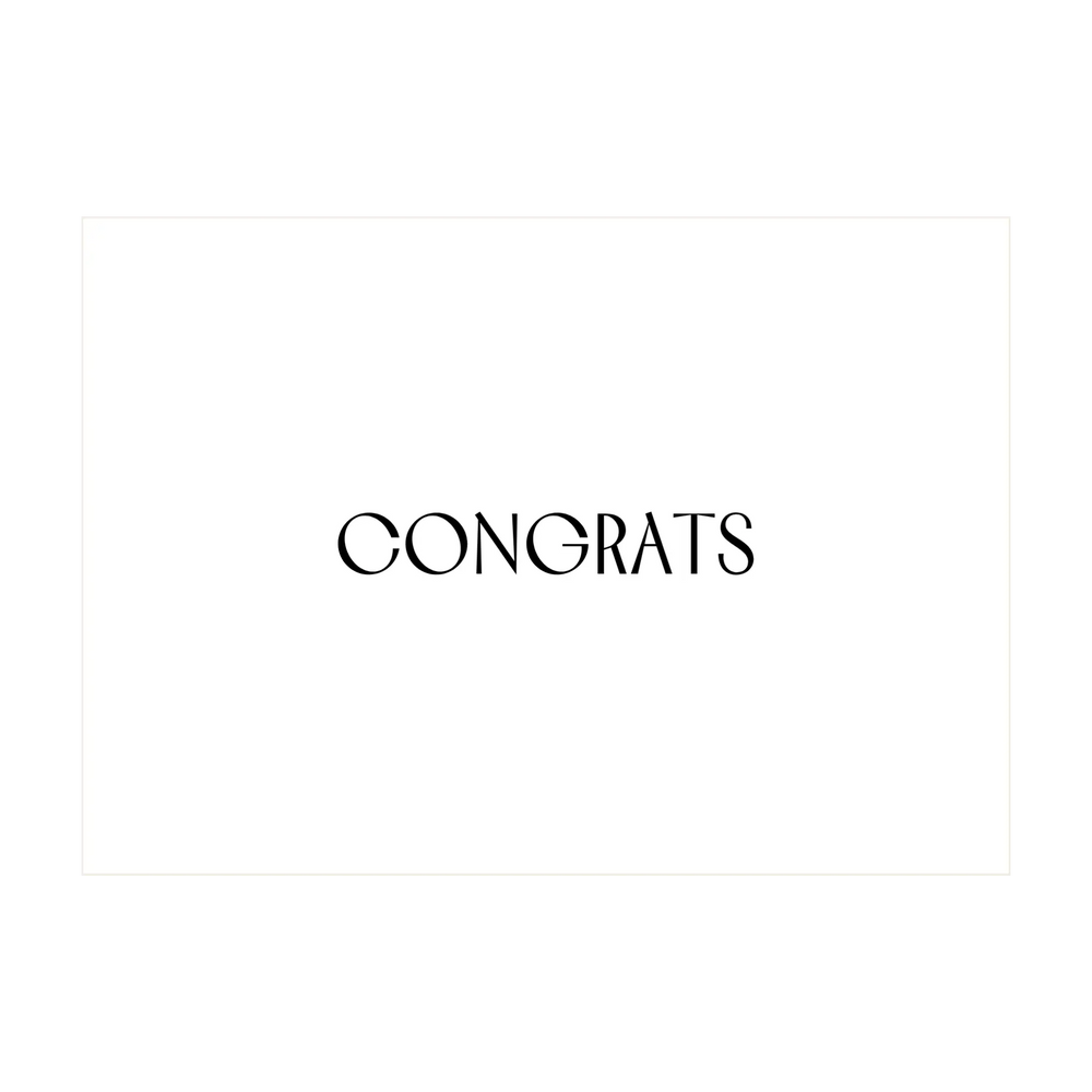 Congrats Greeting Card - Kent Street Cellars