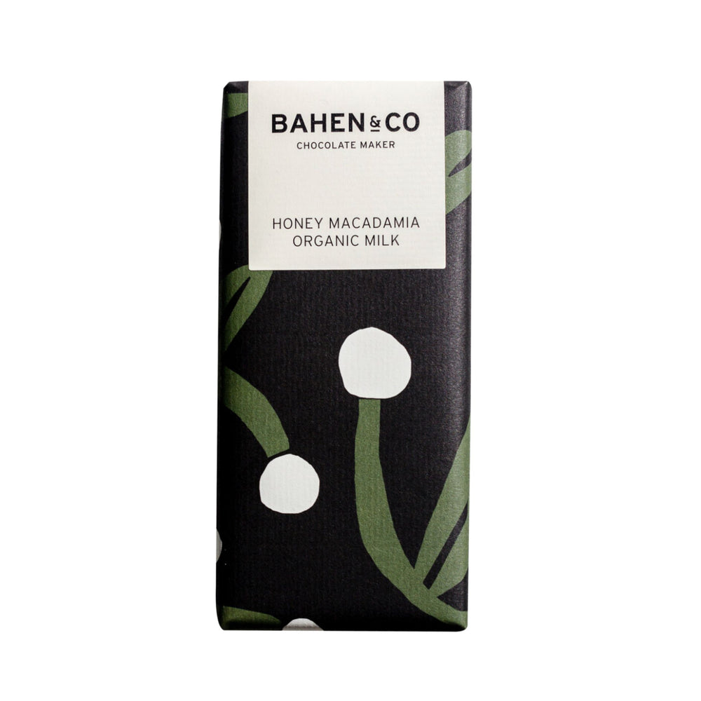Bahen & Co Honey Macadamia Organic Milk Chocolate