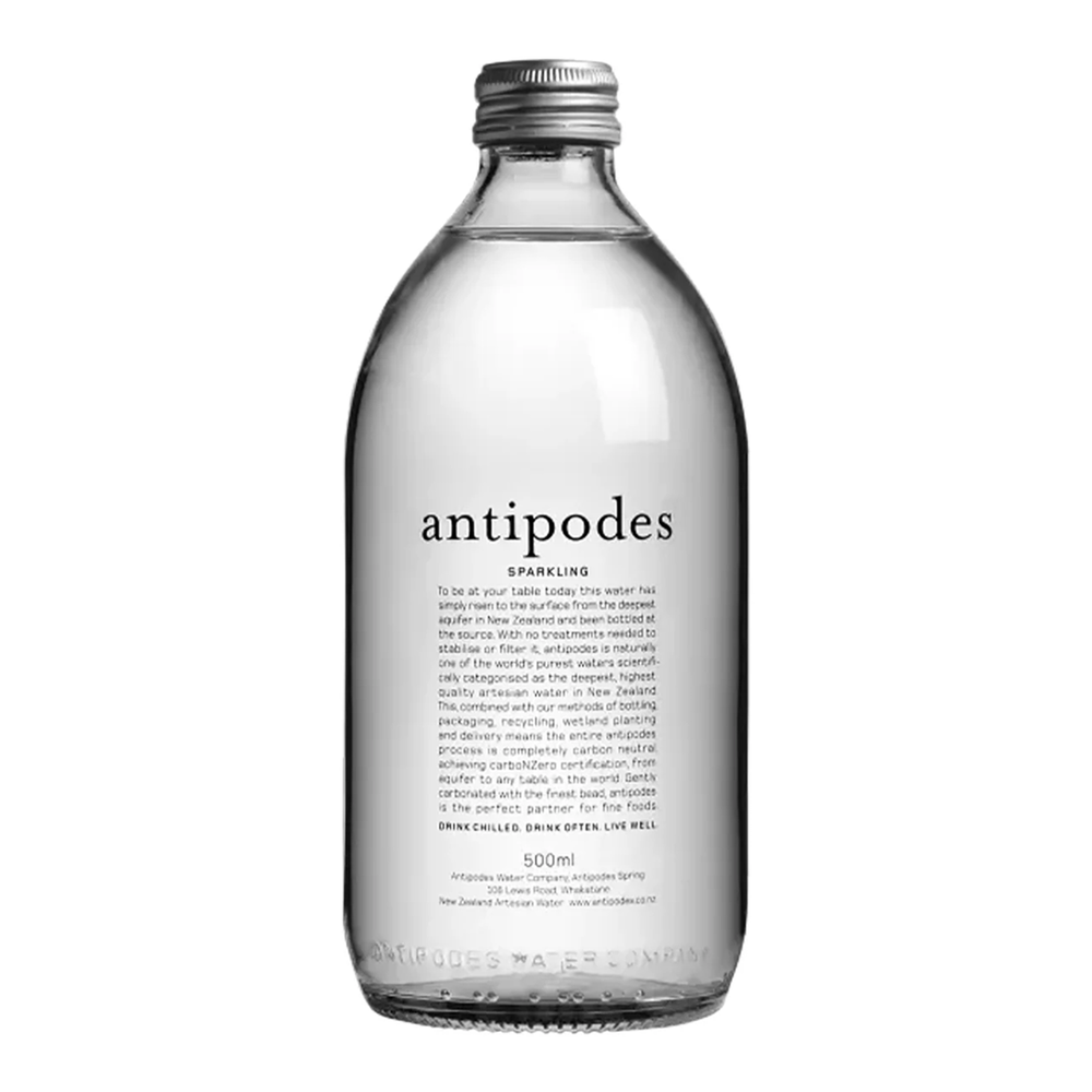 Antipodes Sparkling Mineral Water 500ml (Case)- Kent Street Cellars