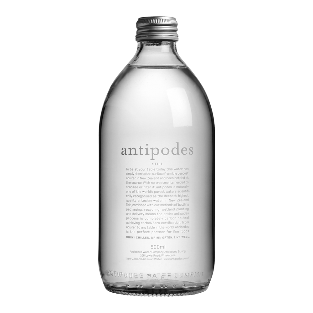 Antipodes Still Mineral Water 500ml (Case) - Kent Street Cellars