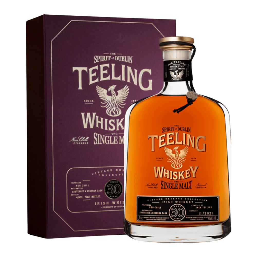 Teeling 30 Year Old Vintage Reserve Single Malt Irish Whiskey 700ml