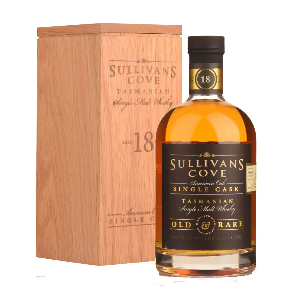 Sullivans Cove Old & Rare American Oak Single Cask 18 Year Old Single Malt Whisky 700ml (TD0125)