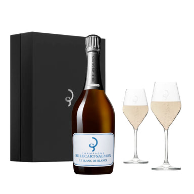 Billecart-Salmon Le Blanc de Blancs Grand Cru NV + 2 Glasses Gift Set - Kent Street Cellars