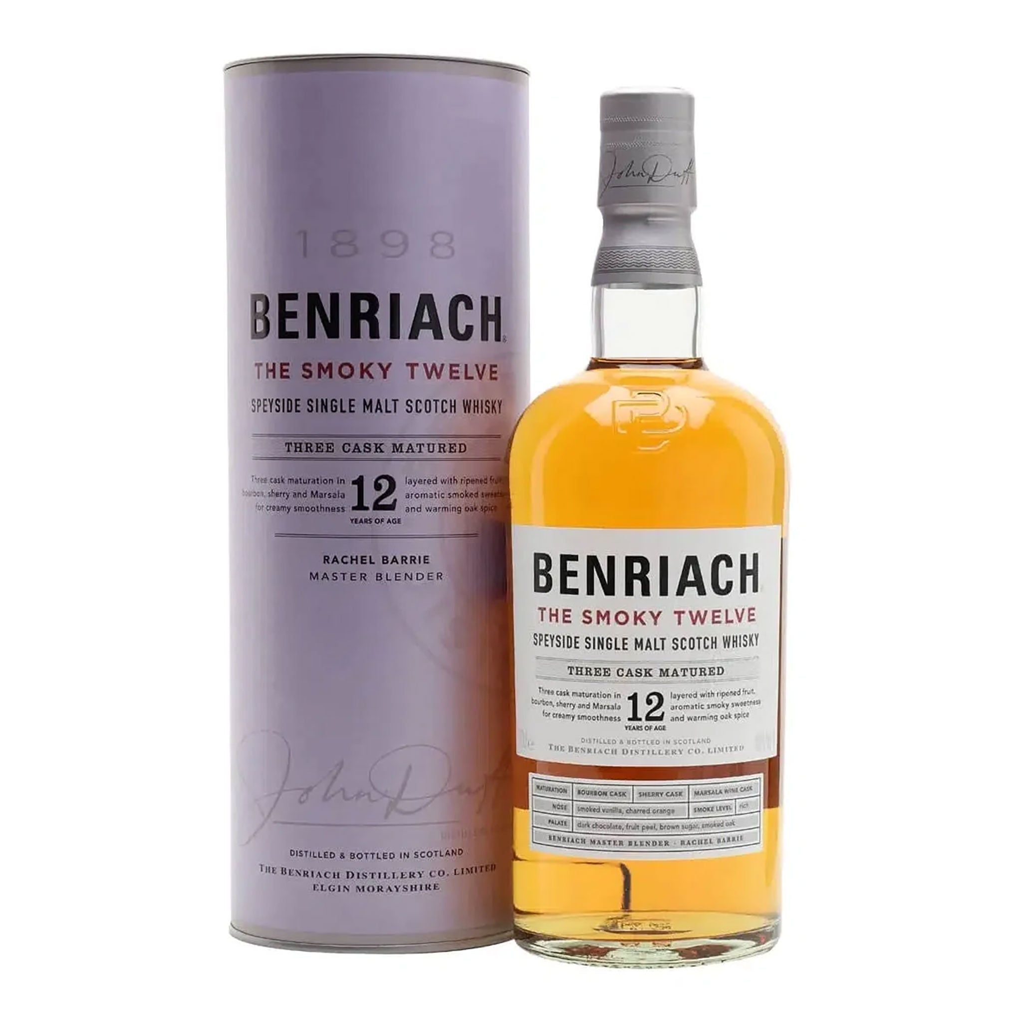 Benriach The Smoky Twelve 12 Year Old Single Malt Scotch Whisky 700ml