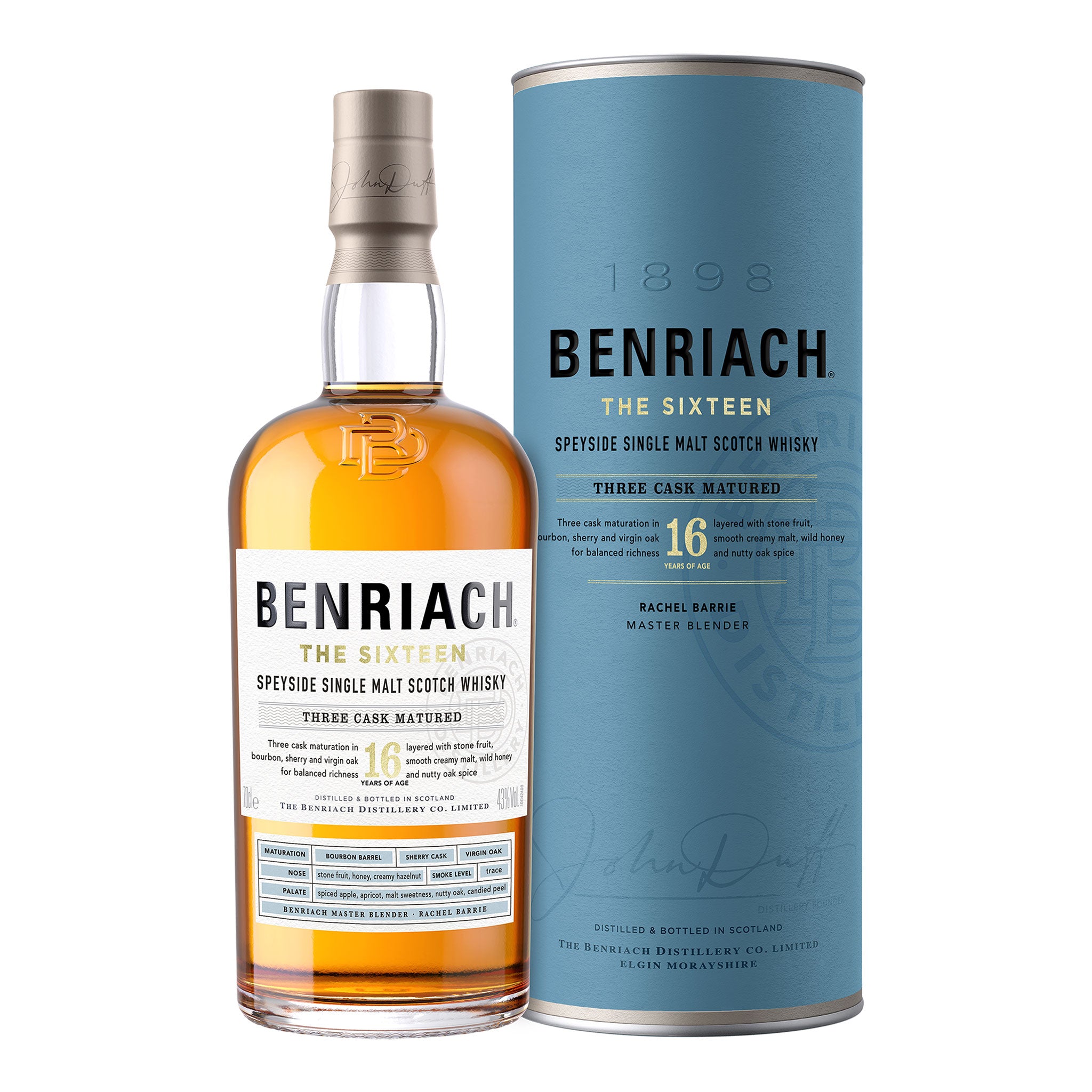 Benriach The Sixteen 16 Year Old Single Malt Scotch Whisky 700ml