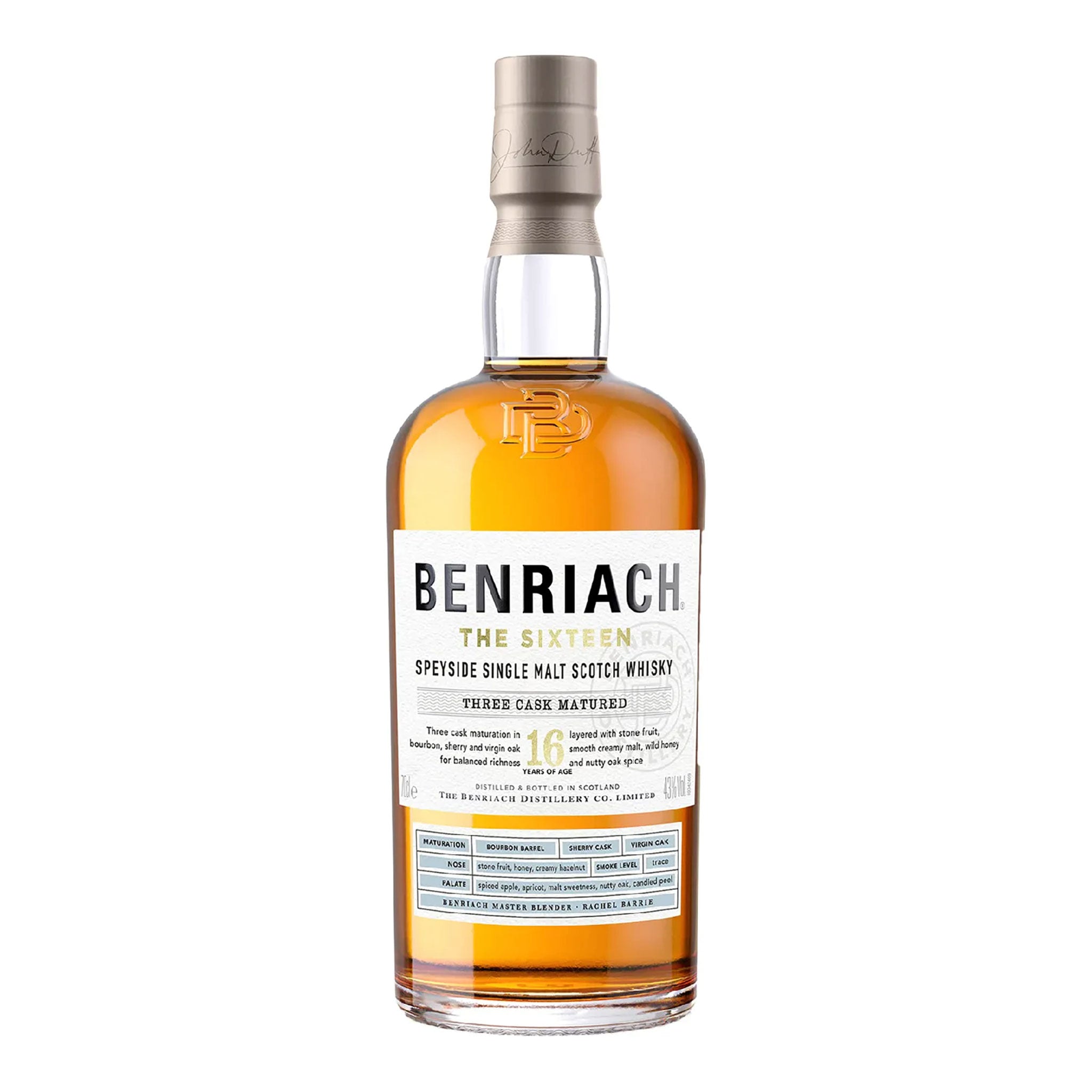 Benriach The Sixteen 16 Year Old Single Malt Scotch Whisky 700ml