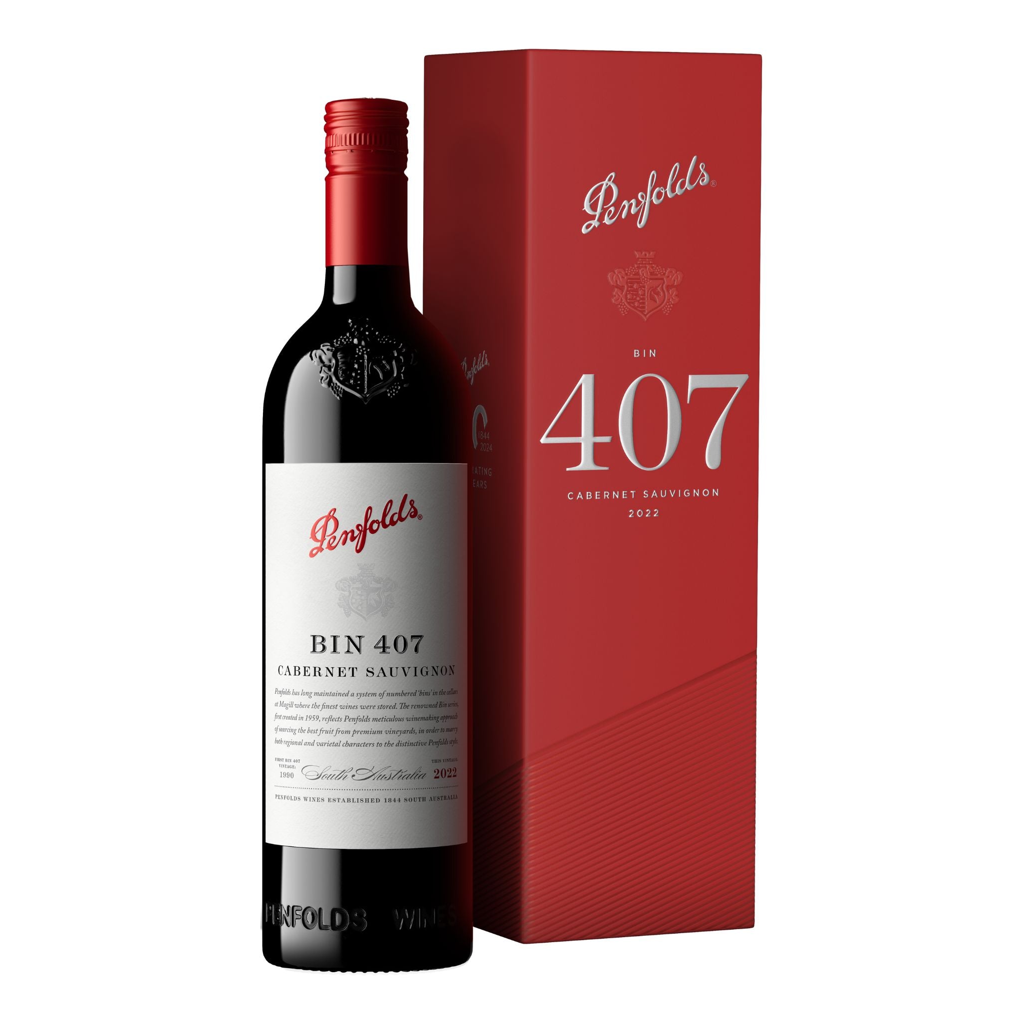 Penfolds Bin 407 Cabernet Sauvignon 2022 (Gift Boxed)