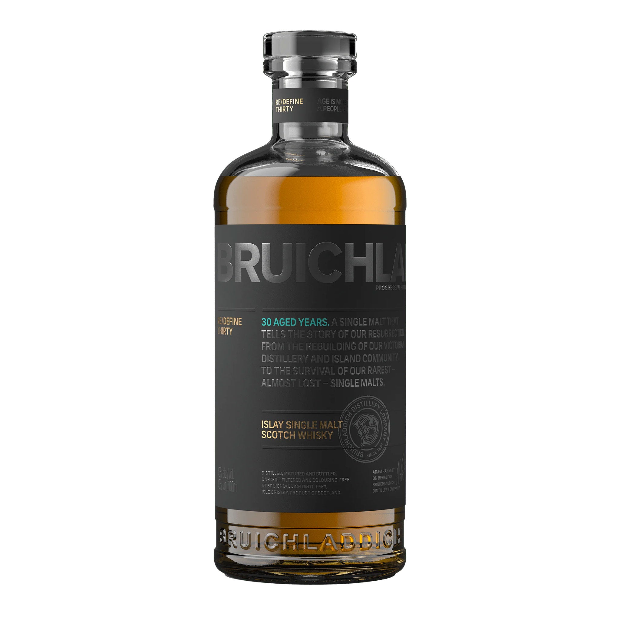 Bruichladdich 30 Aged Years Islay Single Malt Scotch Whisky 700ml