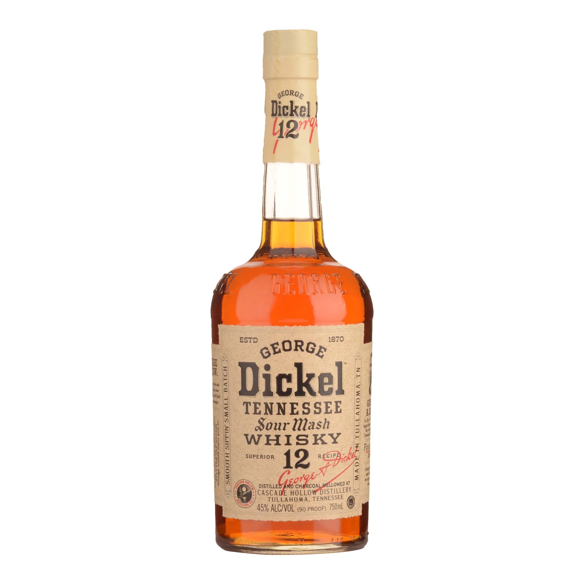 George Dickel Signature Recipe No.12 Tennessee Whiskey 750ml