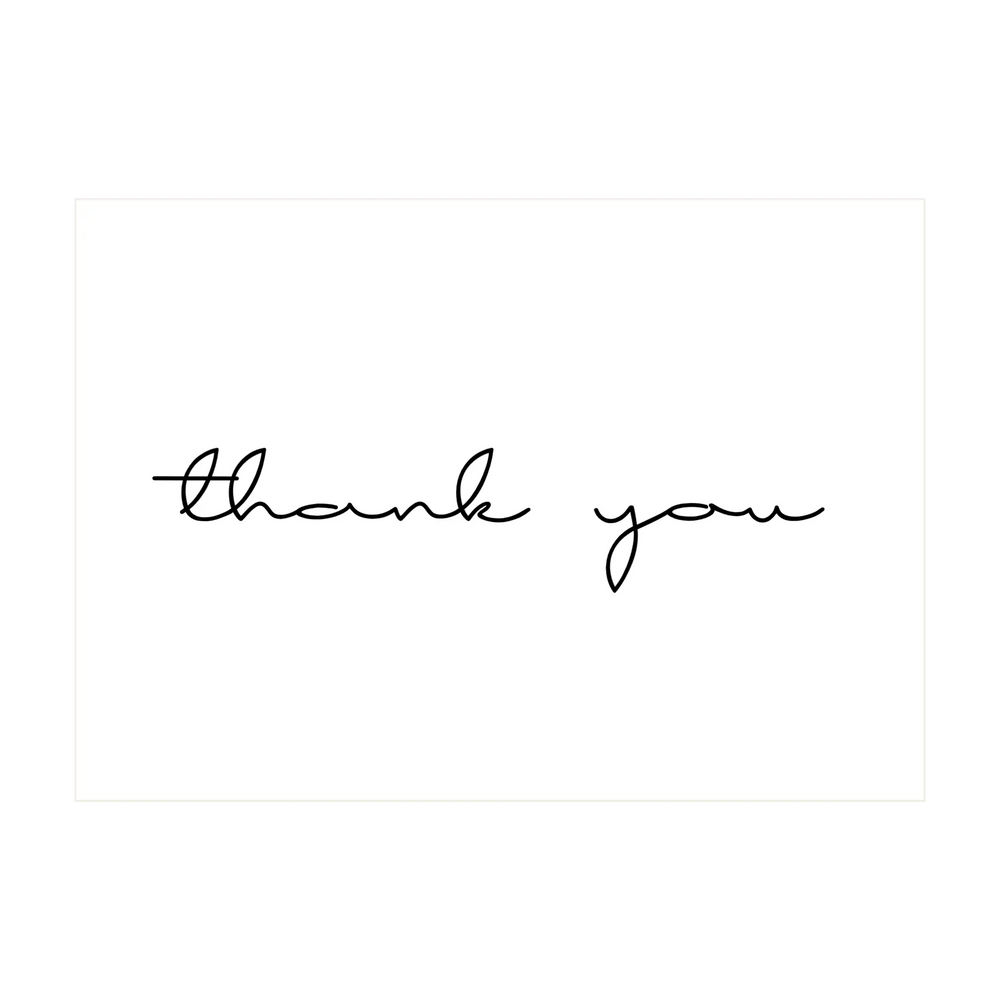 Thank You Greeting Card - Kent Street Cellars