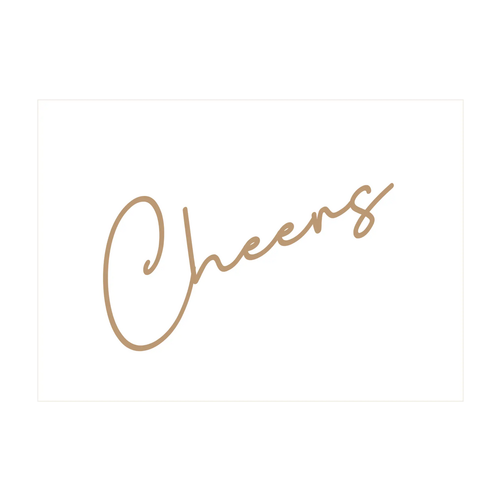 Cheers Greeting Card - Kent Street Cellars