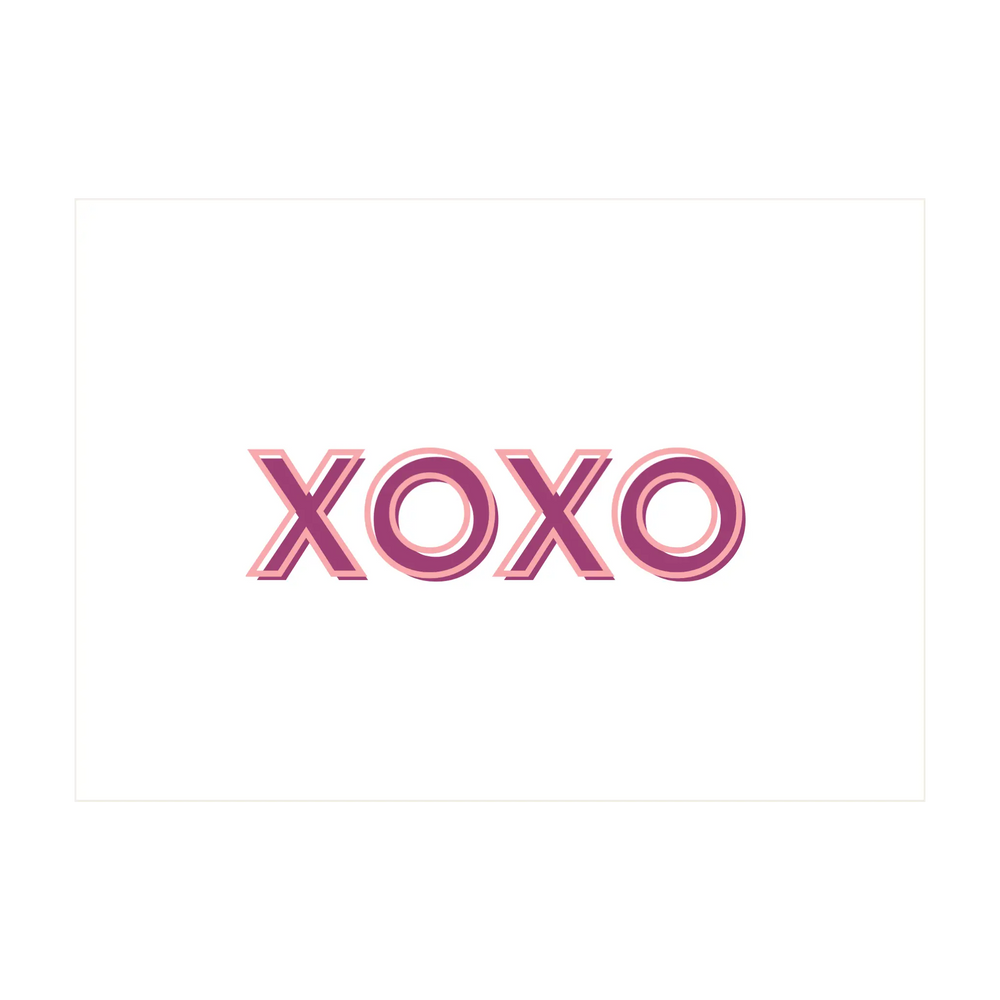 XOXO Greeting Card - Kent Street Cellars