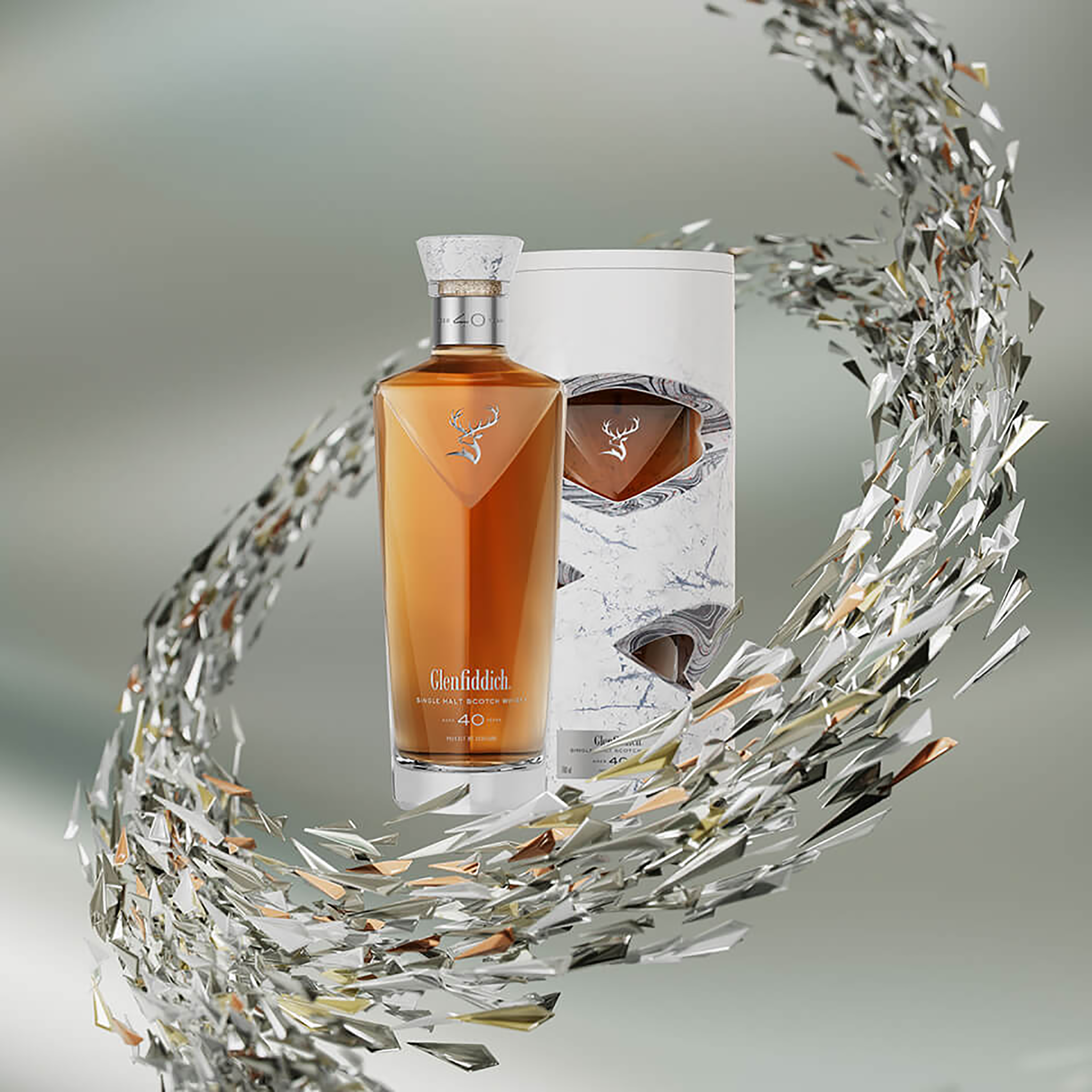 Glenfiddich 40 Year Old 'Cumulative Time' Single Malt Scotch Whisky 700ml